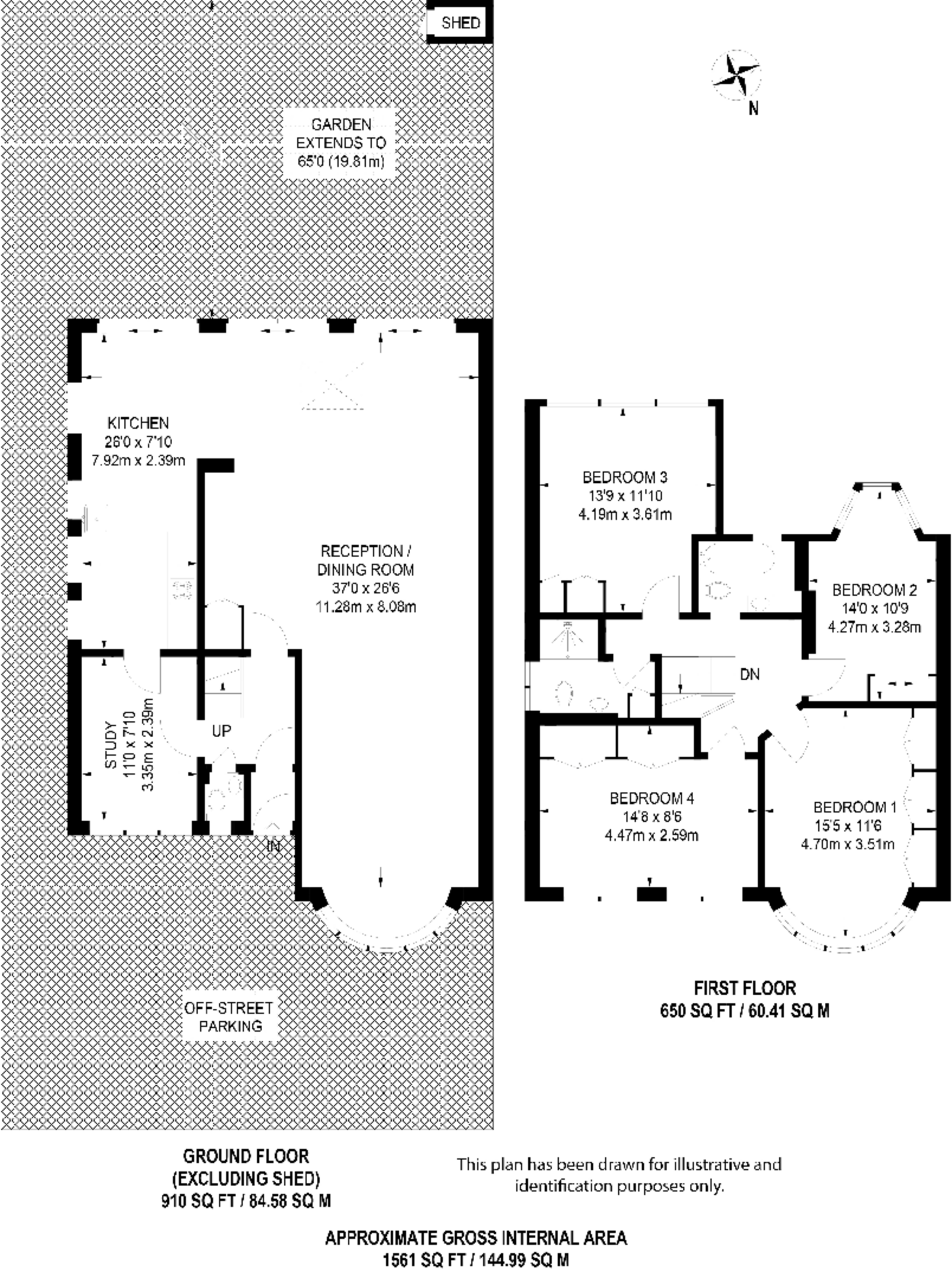 Uphill Grove, Mill Hill floorplan
