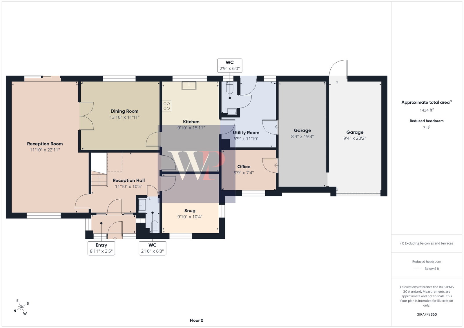 Hunters Moon, Yaxley Road, Eye floorplan