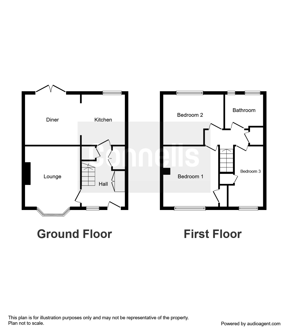 3 Bedrooms Terraced house for sale in Lincoln Close, Tilgate, Crawley RH10