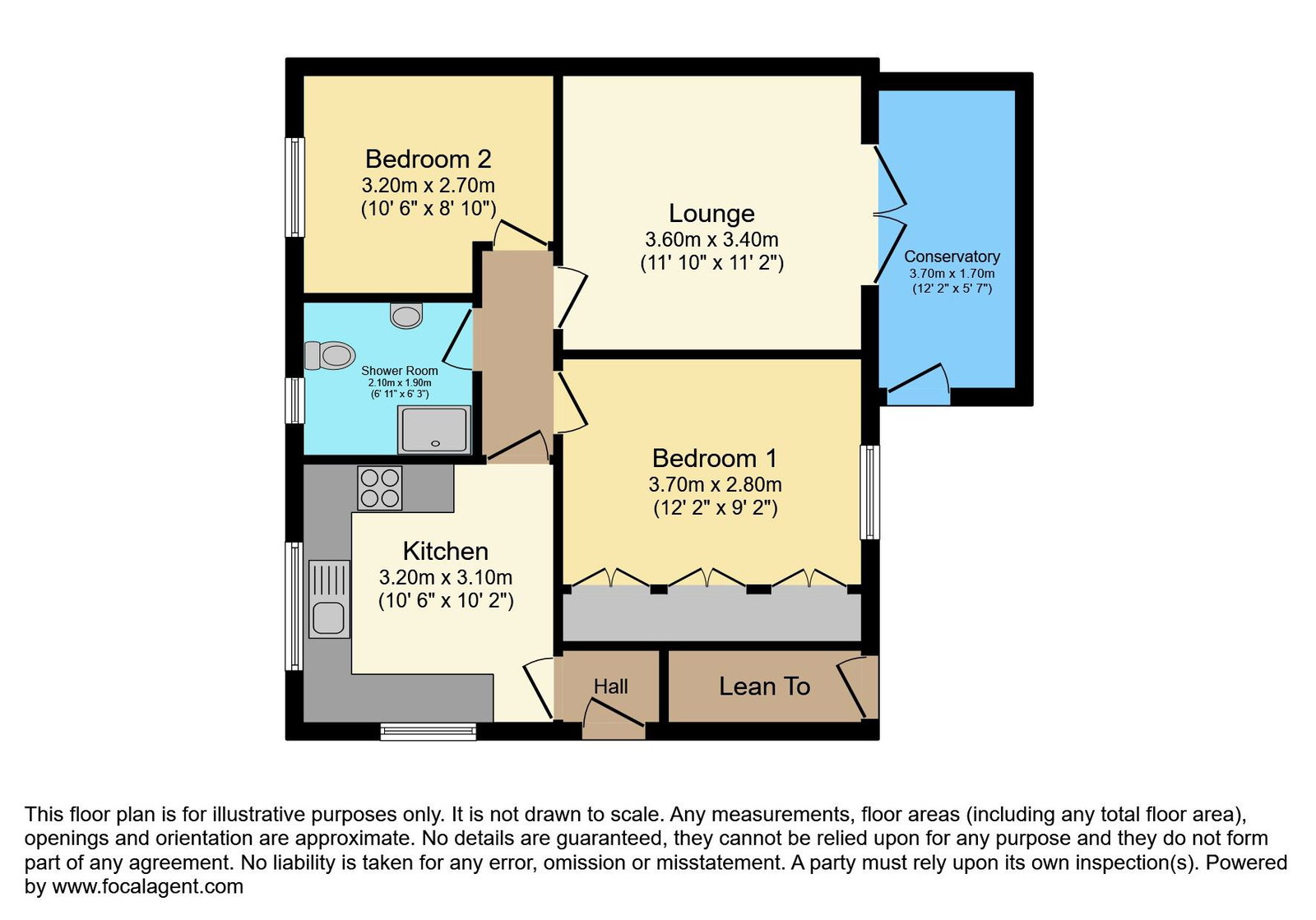 Cosy Cottage, Barnard Castle floorplan