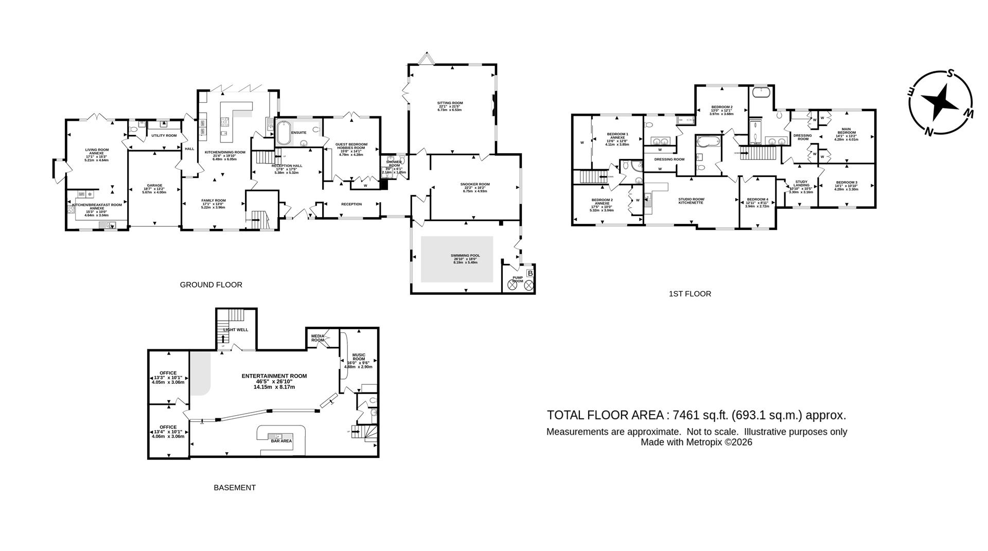 Crazes, Heather Close, Kingswood floorplan