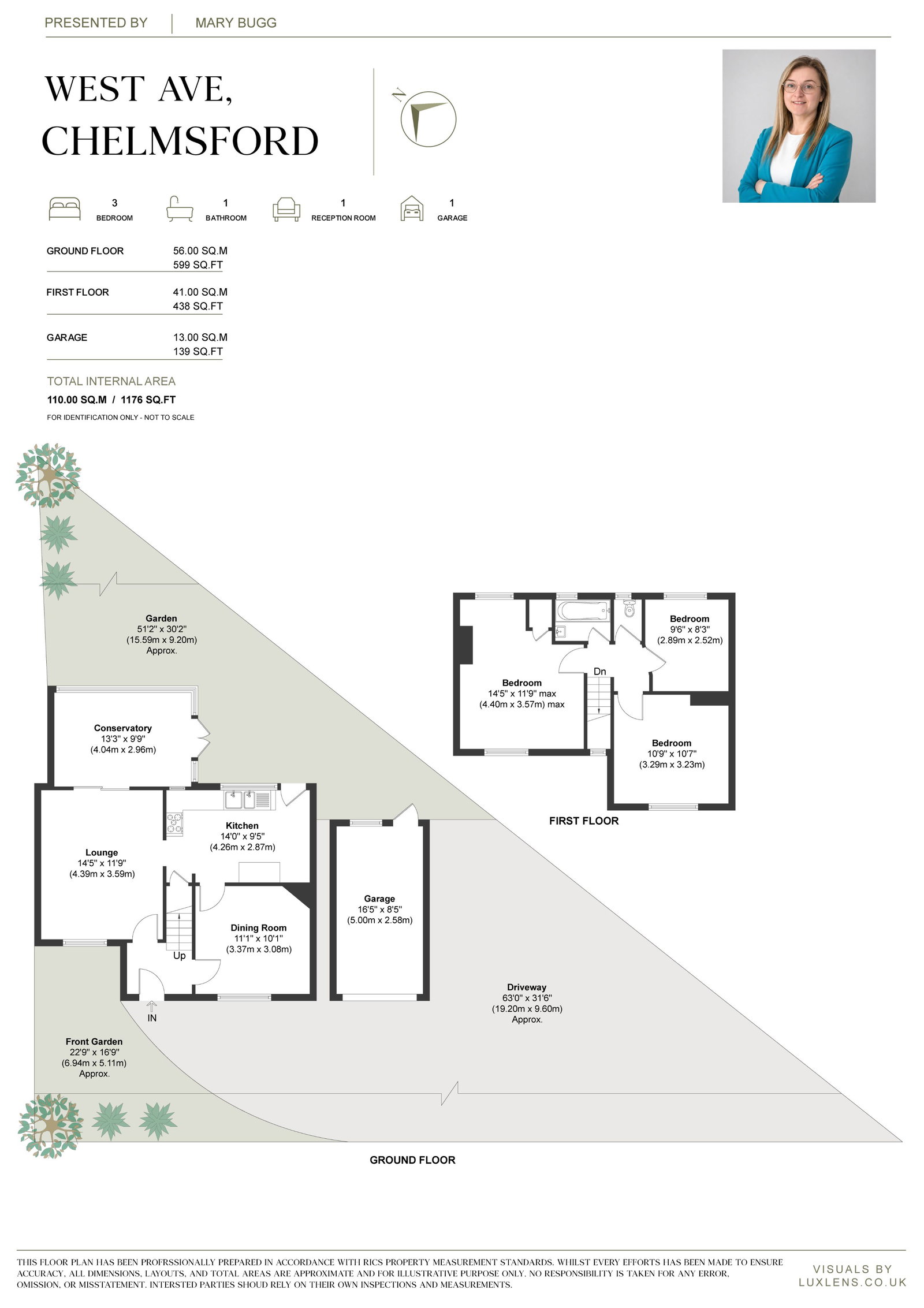 2, West Avenue, Chelmsford floorplan