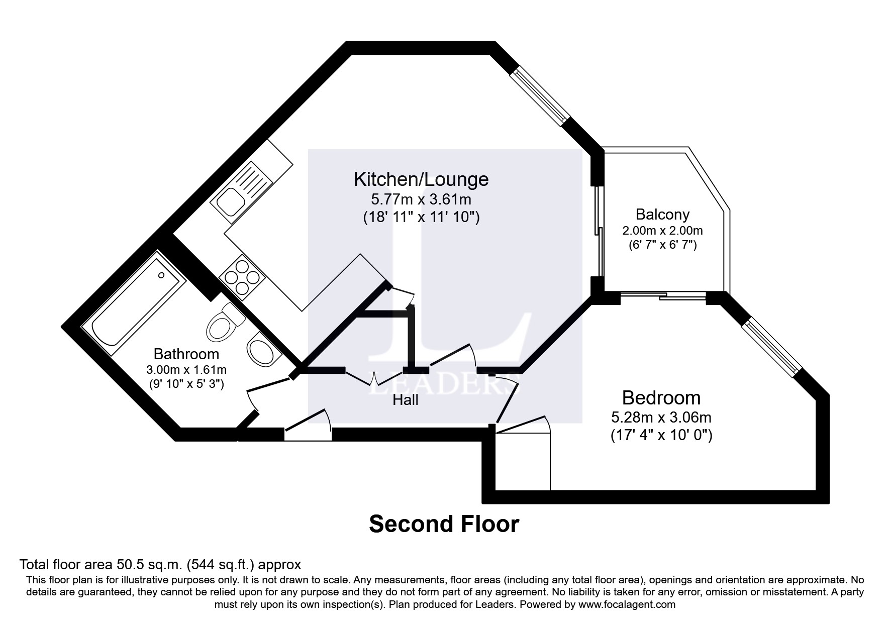 Clarence Road, Gosport floorplan