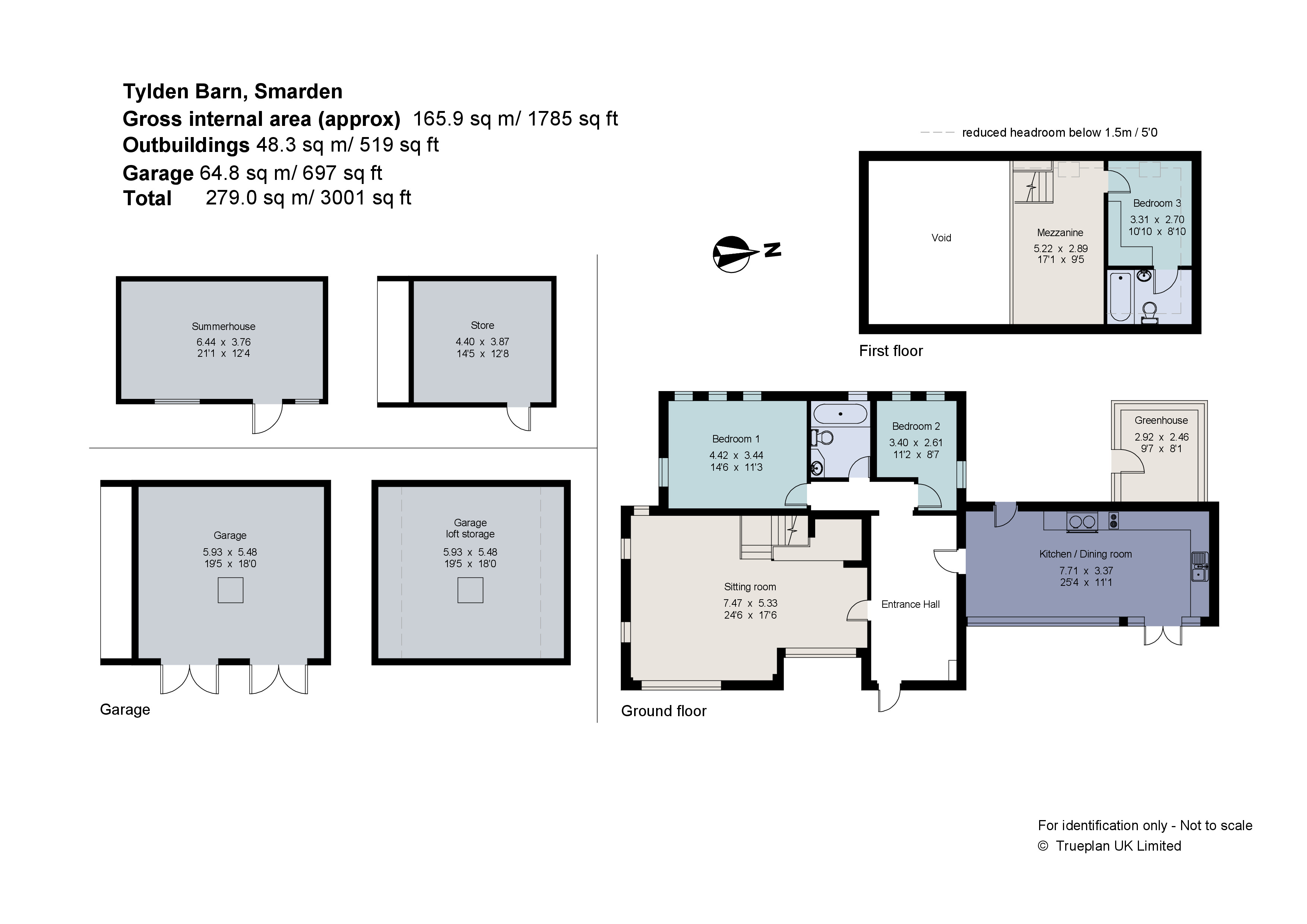 Tylden Barn,, Smarden, Kent floorplan
