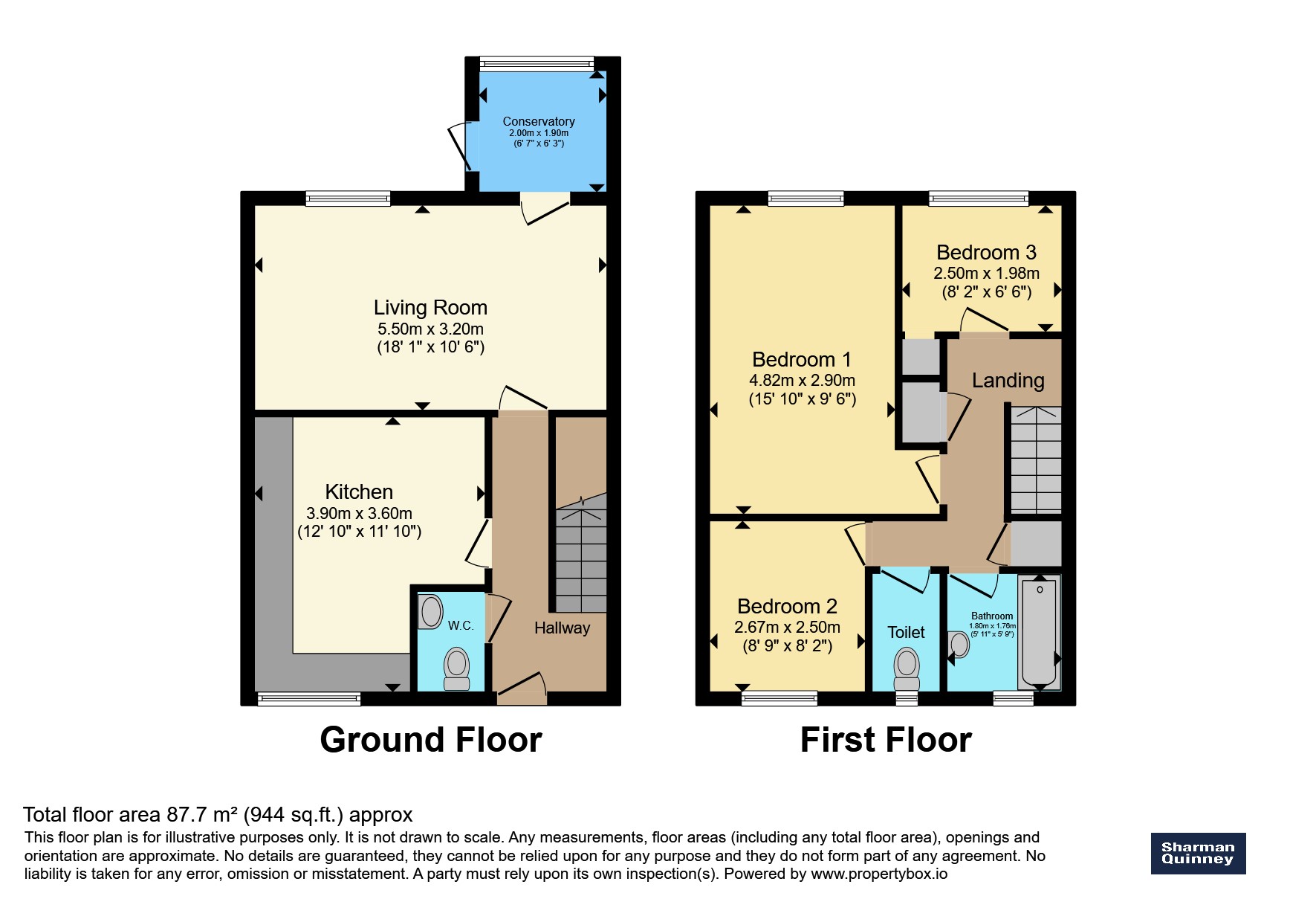 97, The Dell, Peterborough floorplan