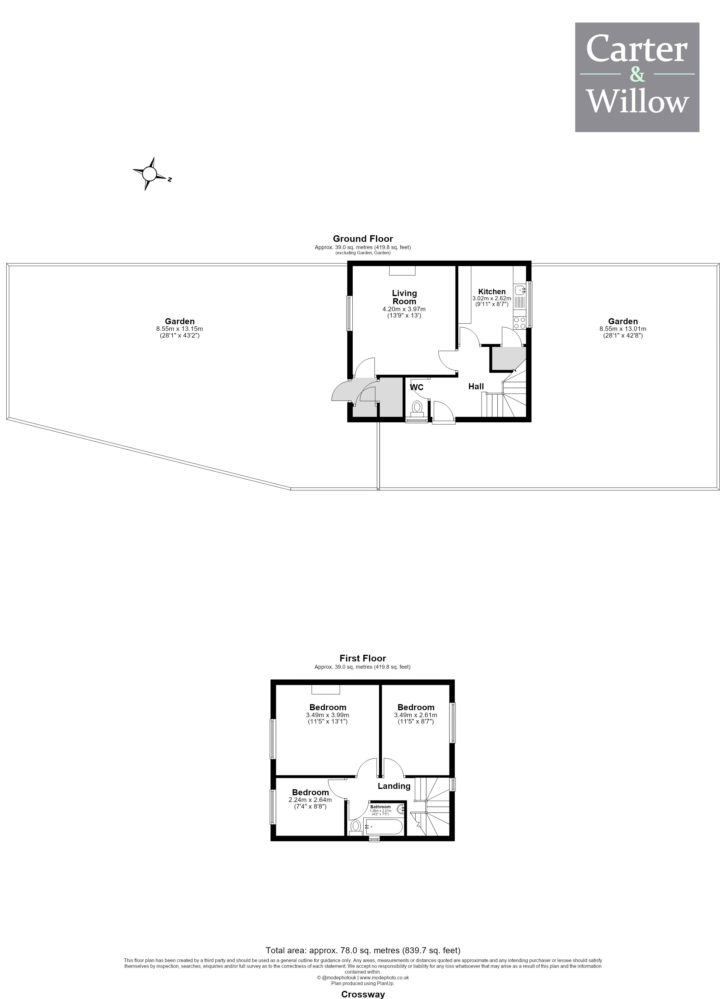 40, Crossway , Dagenham  floorplan