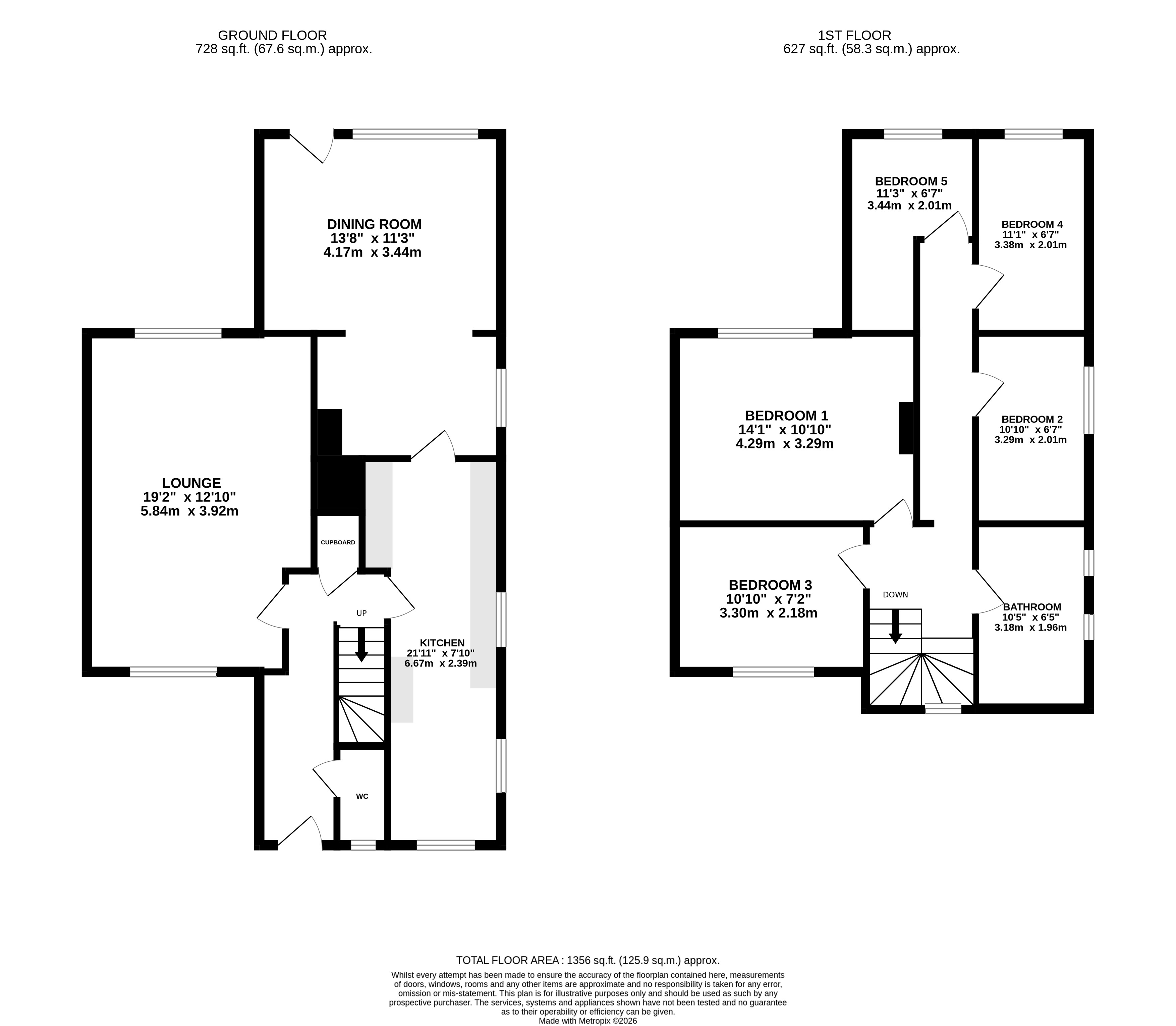 41, Lee Lane West, Leeds floorplan