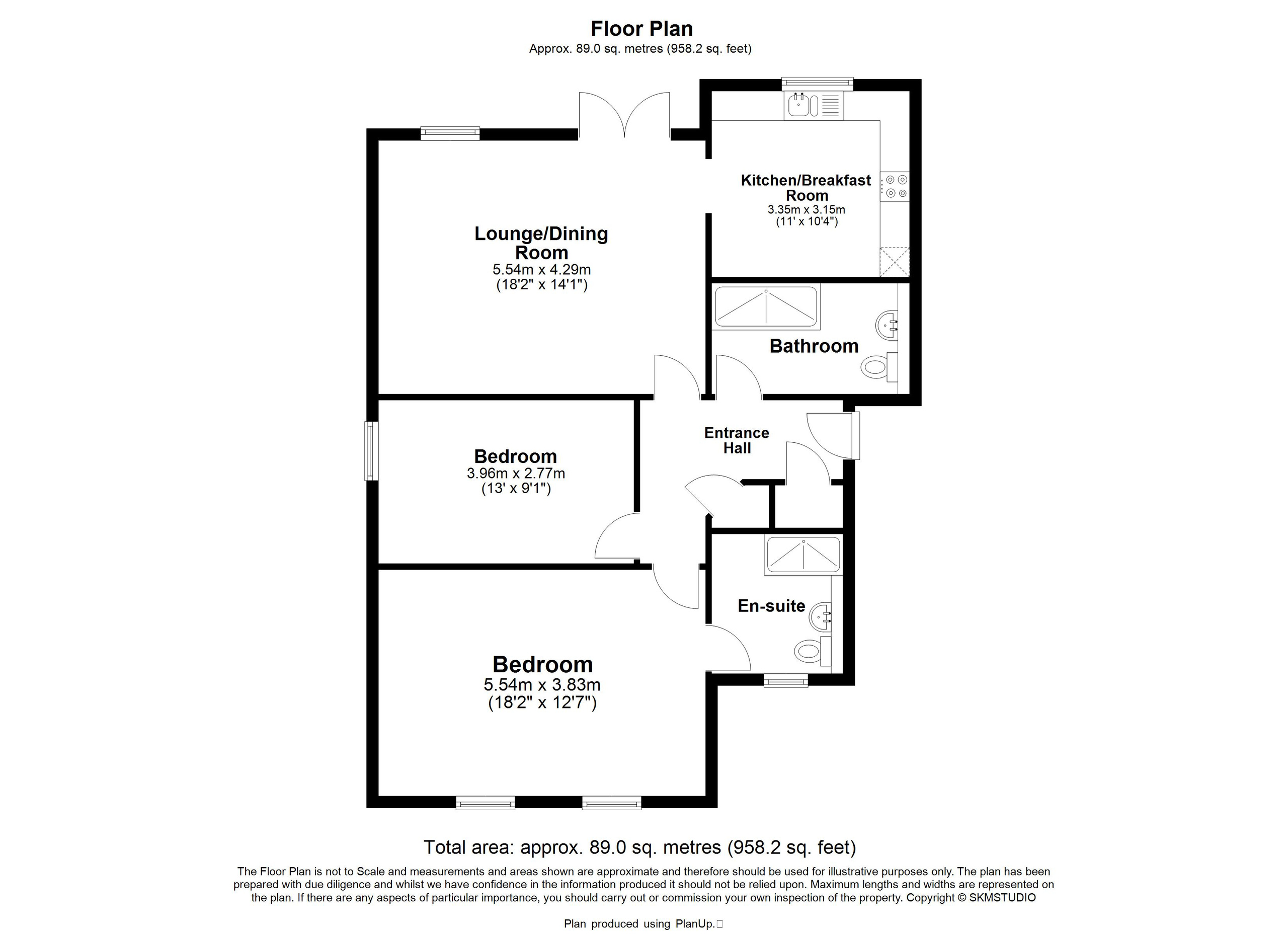 Flat 6, Buckingham floorplan