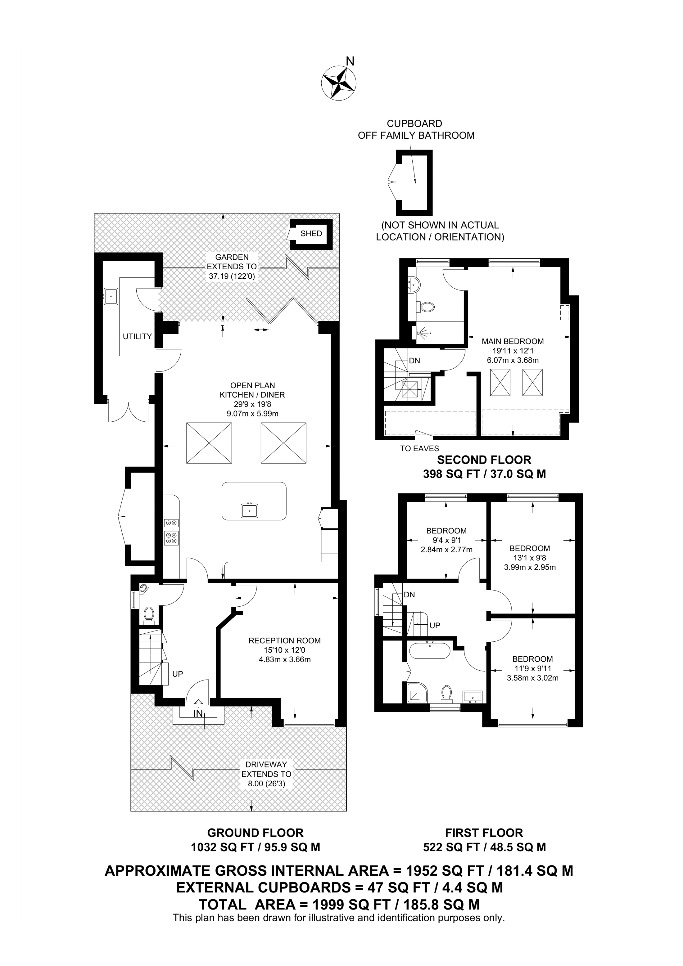 Wise Lane, Mill Hill floorplan