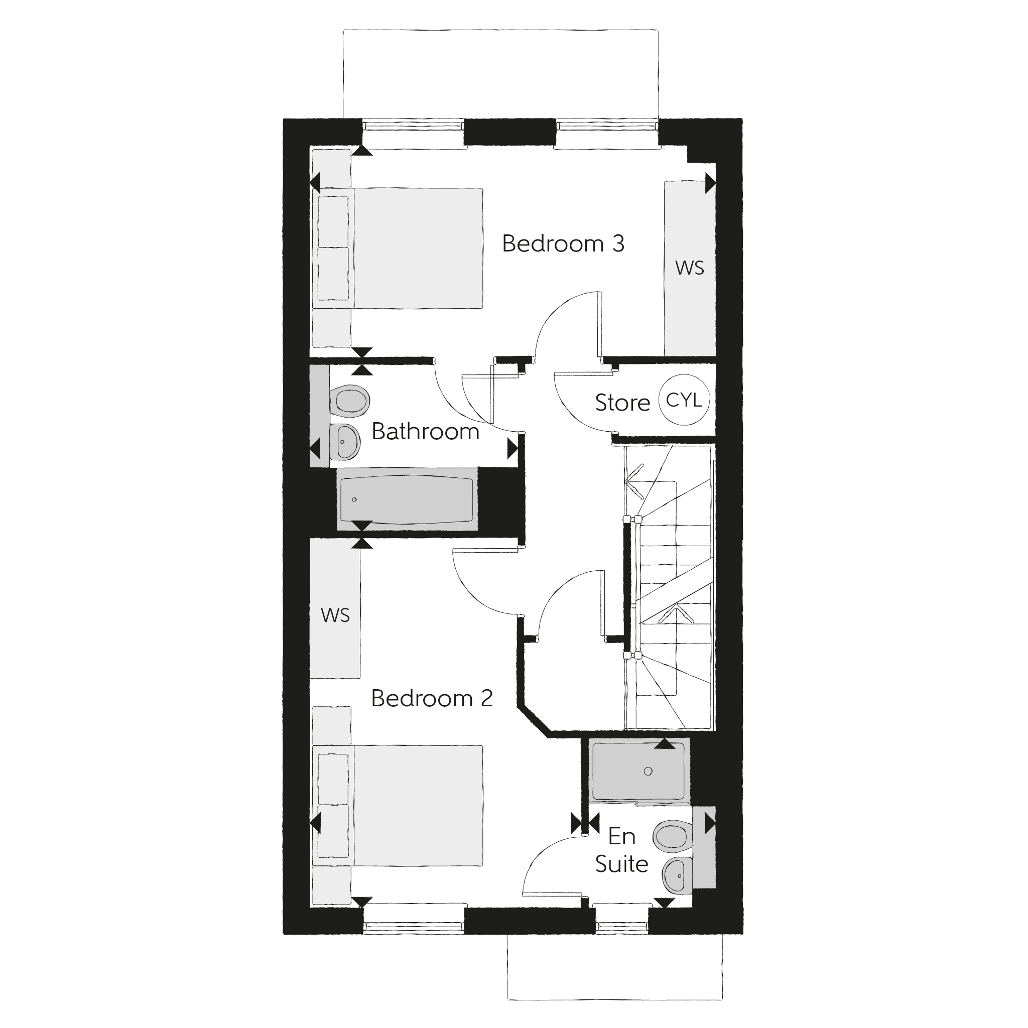 583, North Road, Stevenage floorplan