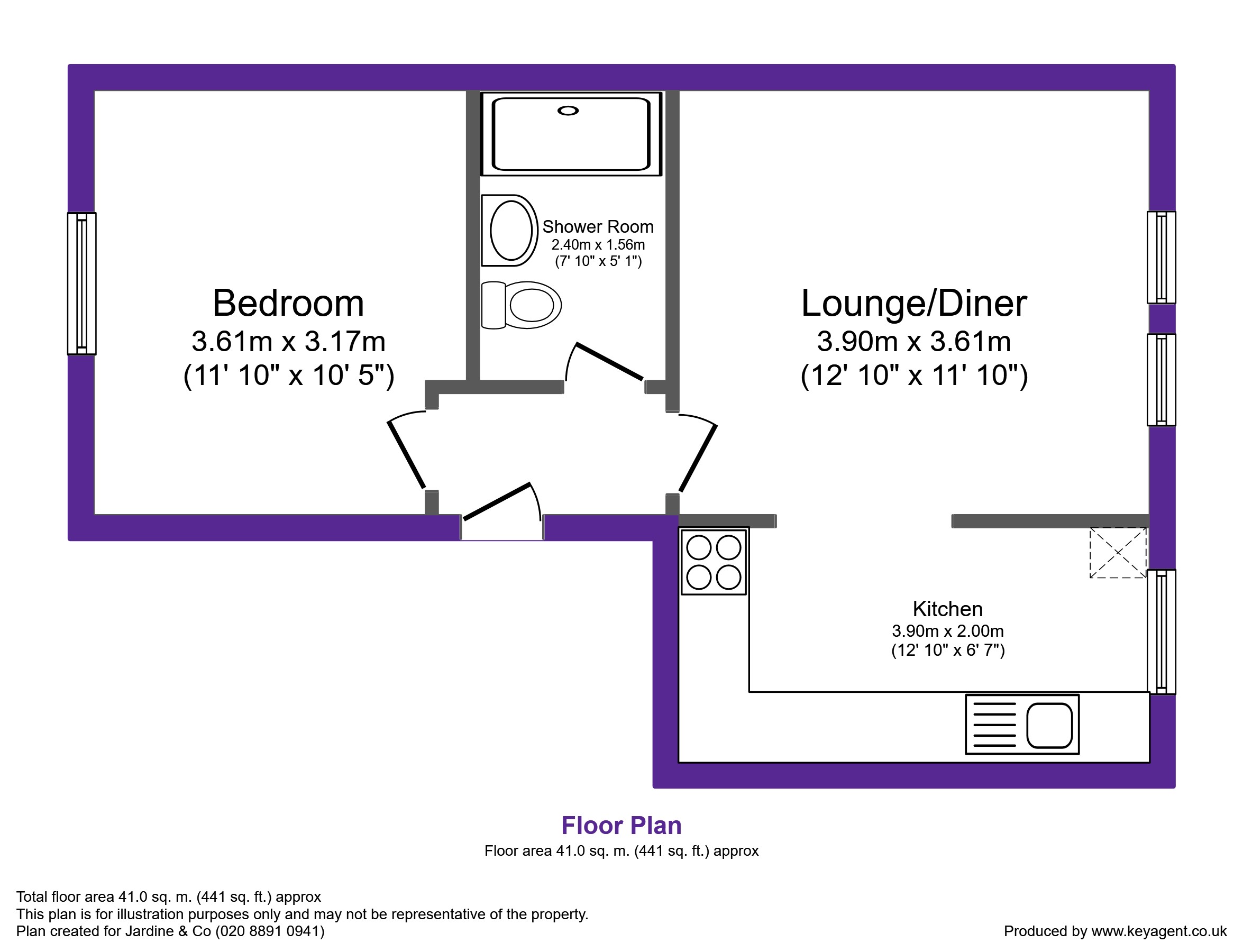 1 Bedrooms Flat to rent in St. Margarets Road, St Margarets, Twickenham TW1