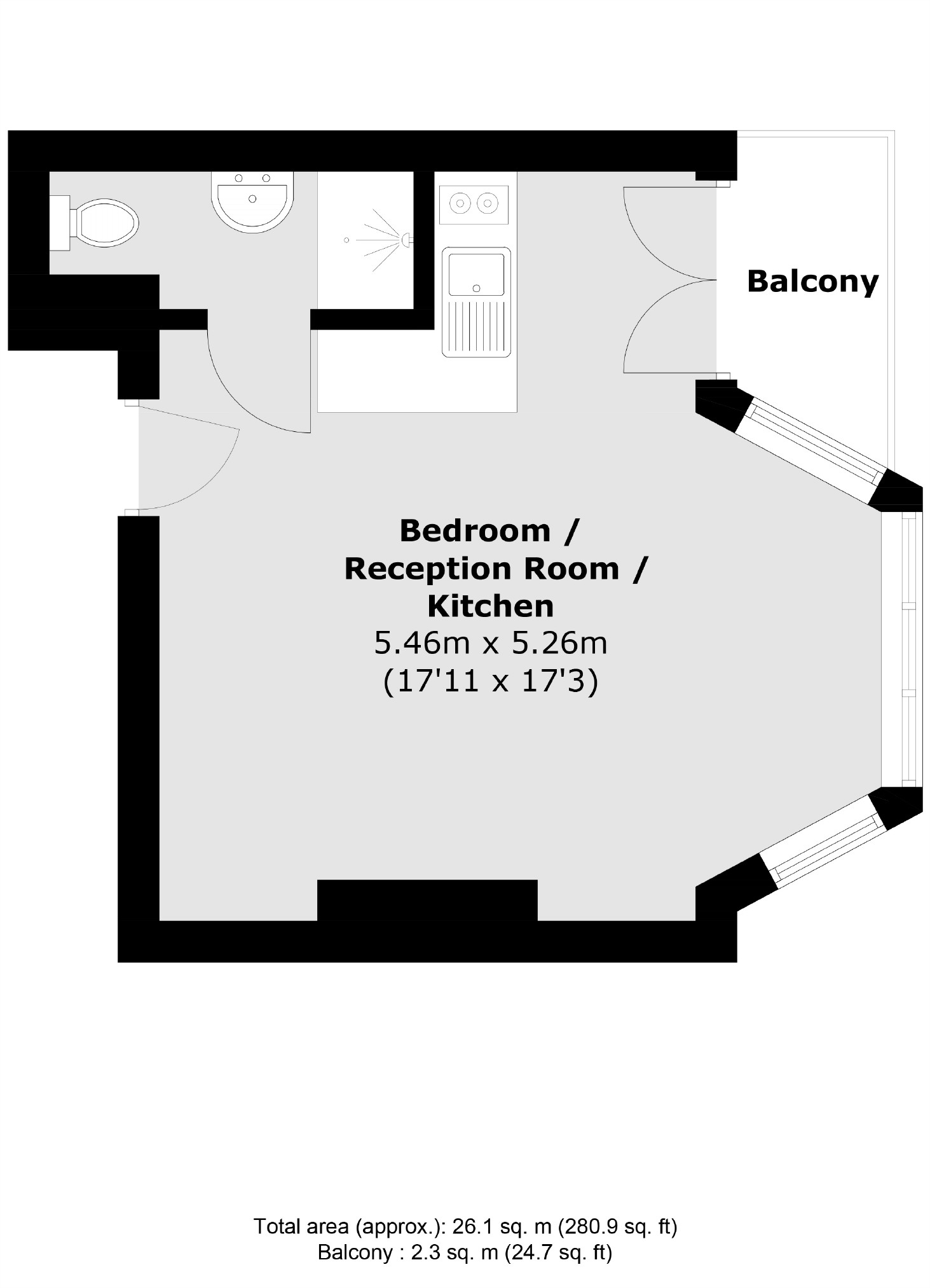 Castletown Road, London floorplan