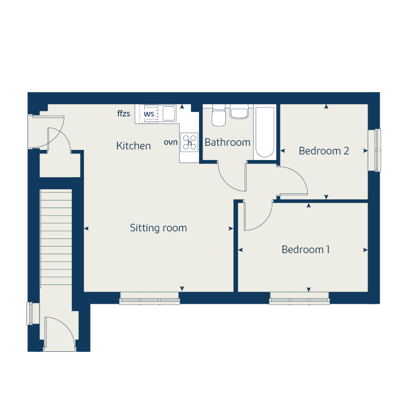 215, Broadnook Garden Village, Leicester floorplan