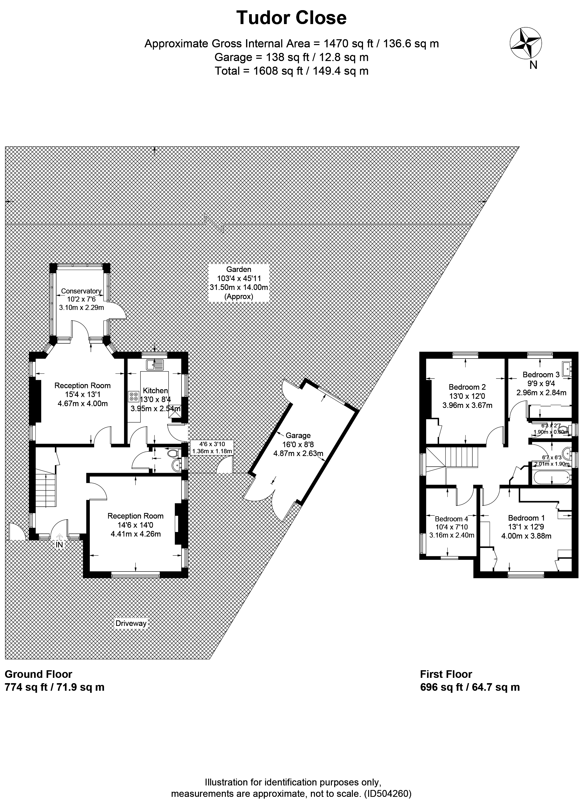 4 Bedrooms Detached house for sale in Tudor Close, Woodford Green IG8