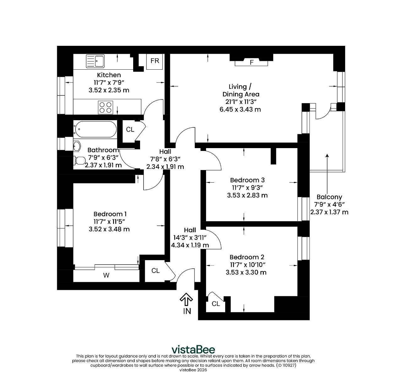 137, Sannox Gardens, Dennistoun floorplan