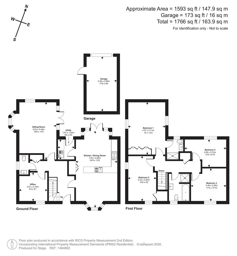 60, Gerway Close, Ottery St. Mary floorplan