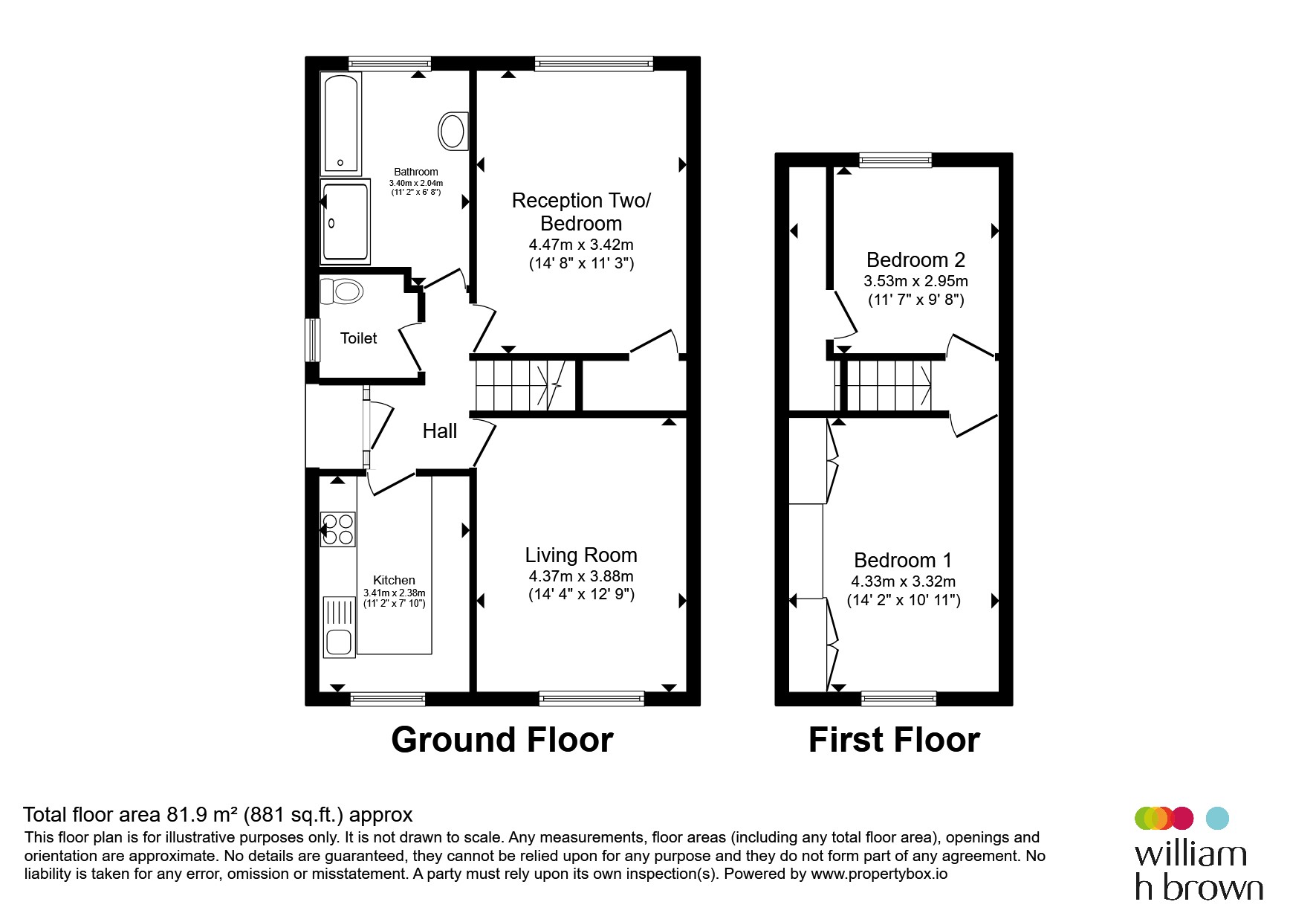 Carlinghow Lane, Batley floorplan