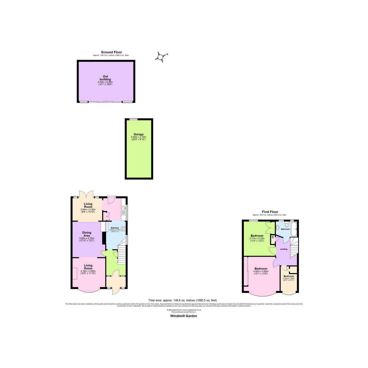 19, Windmill Gardens, Enfield floorplan