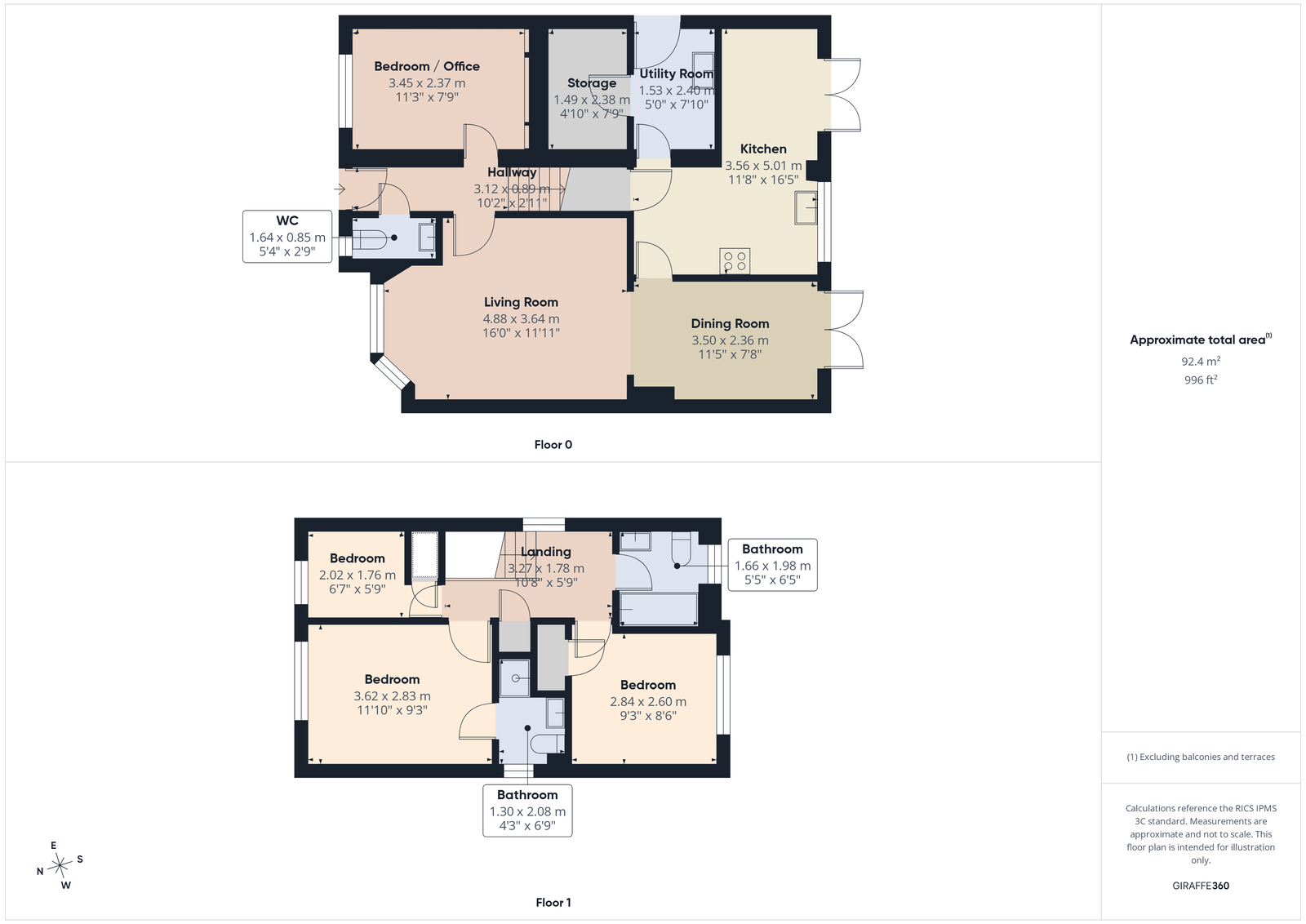 44, Muirfield Way, Mansfield floorplan
