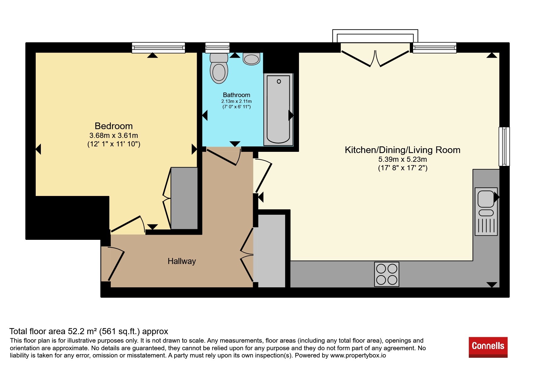 Flat 10, Thanet Court, Nailsworth Crescent, Redhill floorplan