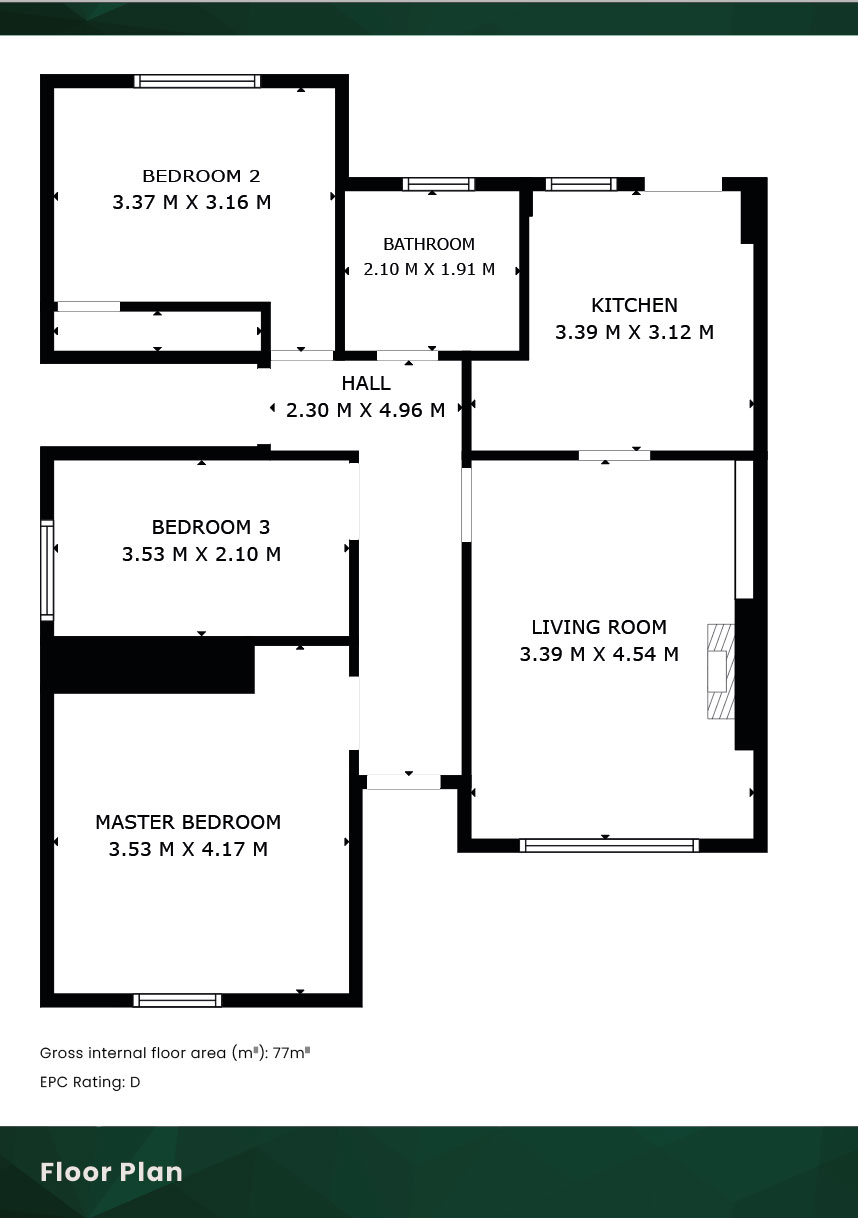 Greenloan Avenue, Glasgow floorplan