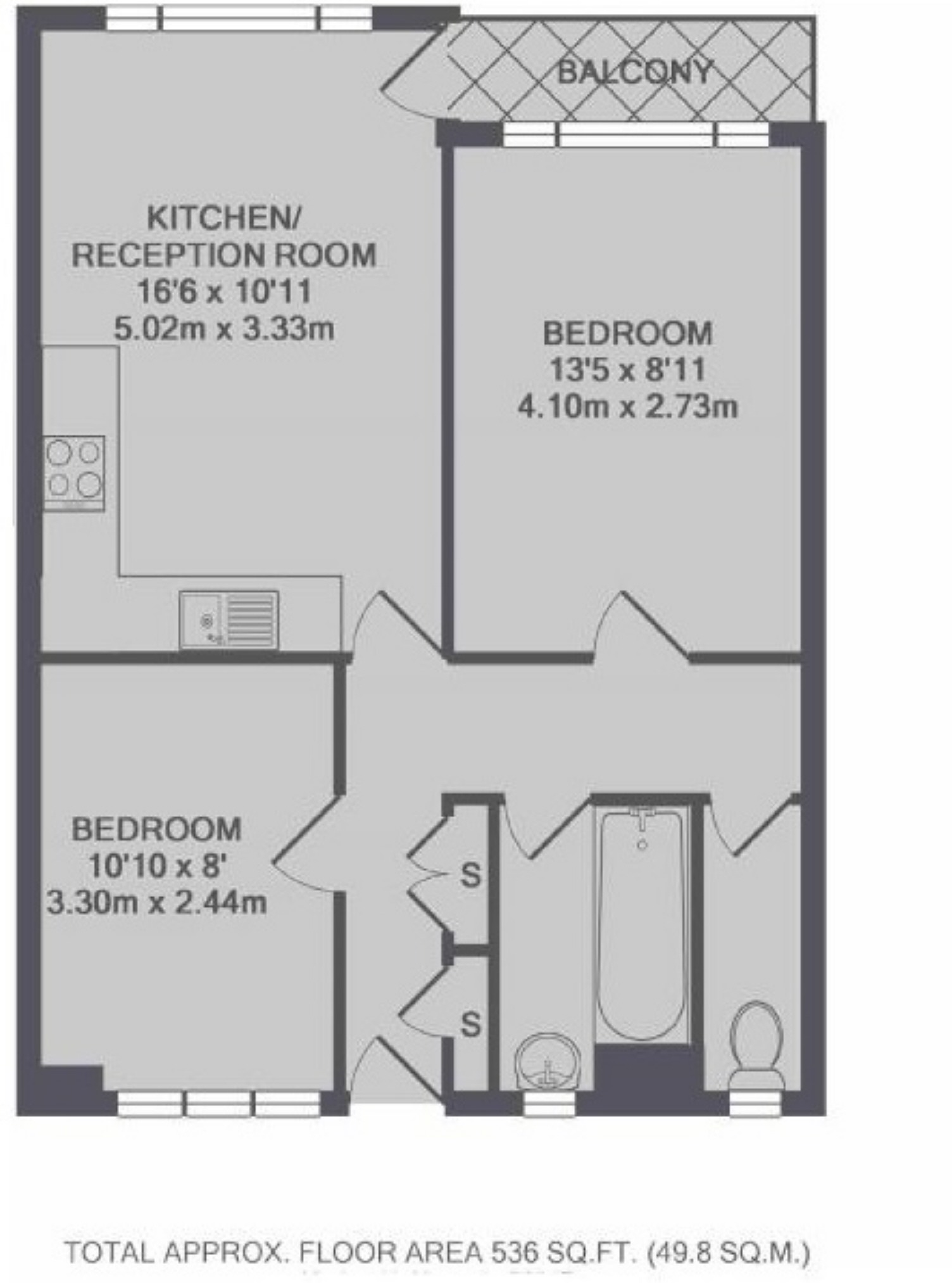 2 Bedrooms Flat for sale in President House, London EC1V