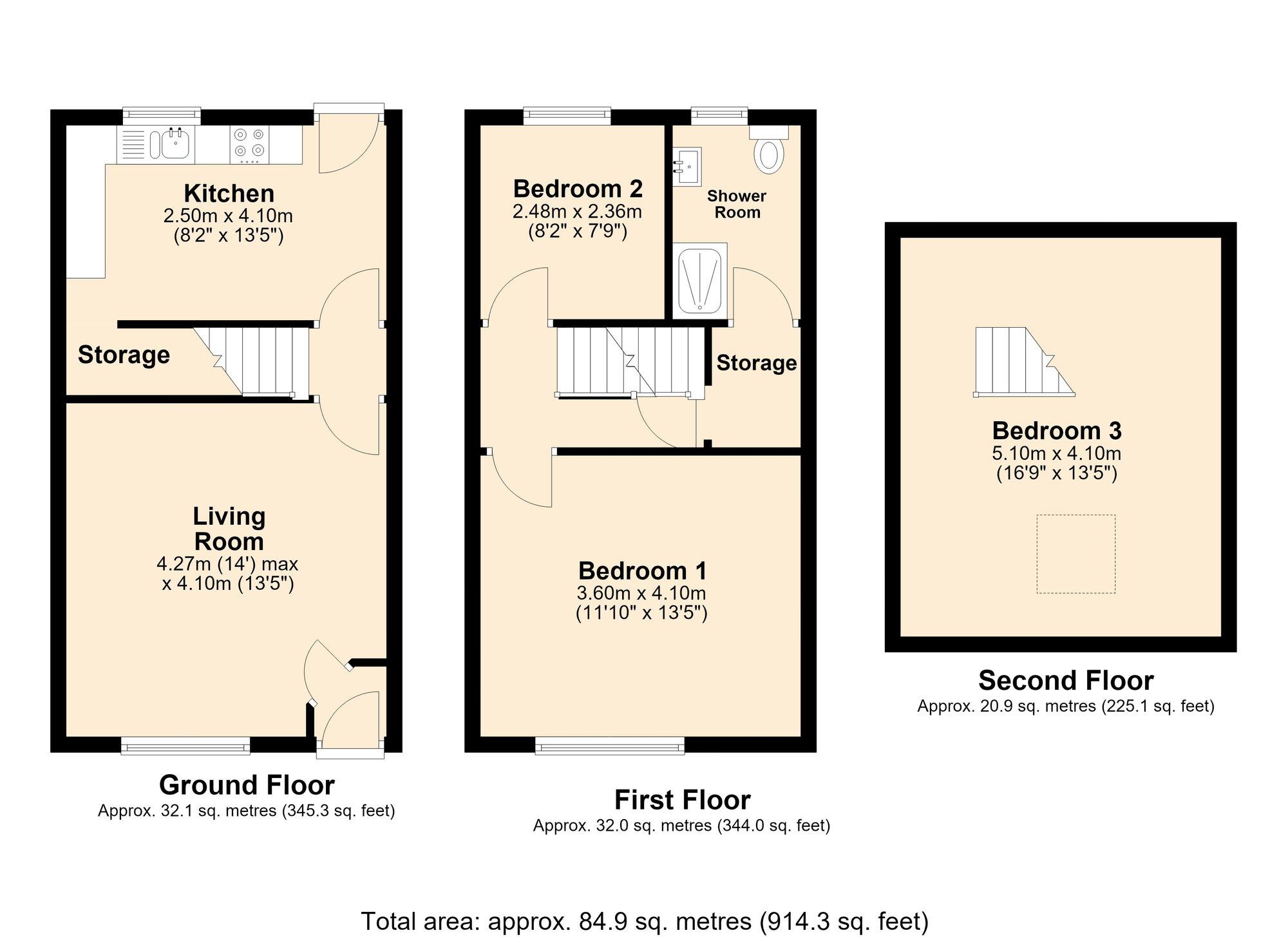 14 Linden Road, Barnoldswick floorplan