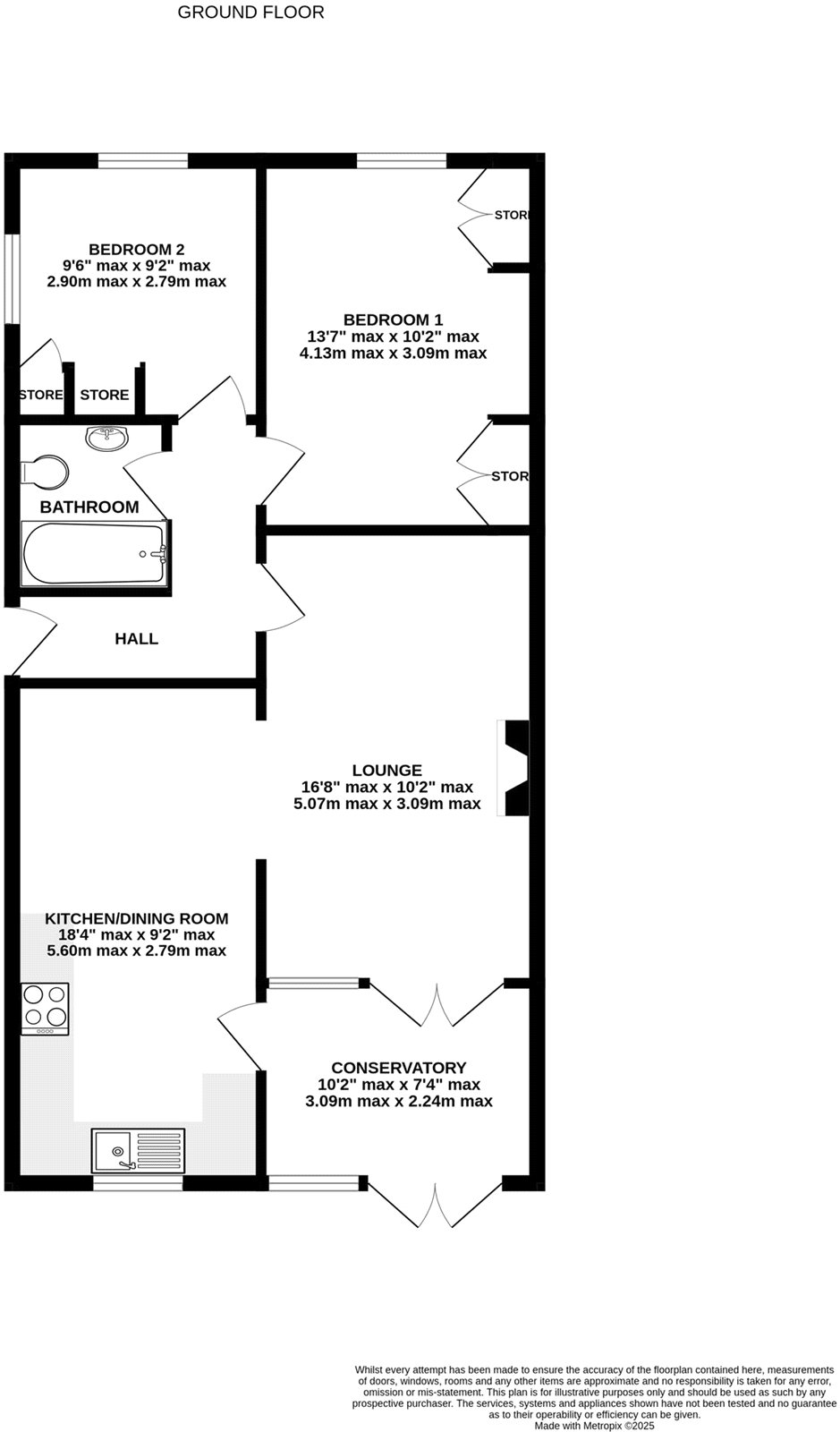 12, Priory Gardens, Bristol floorplan