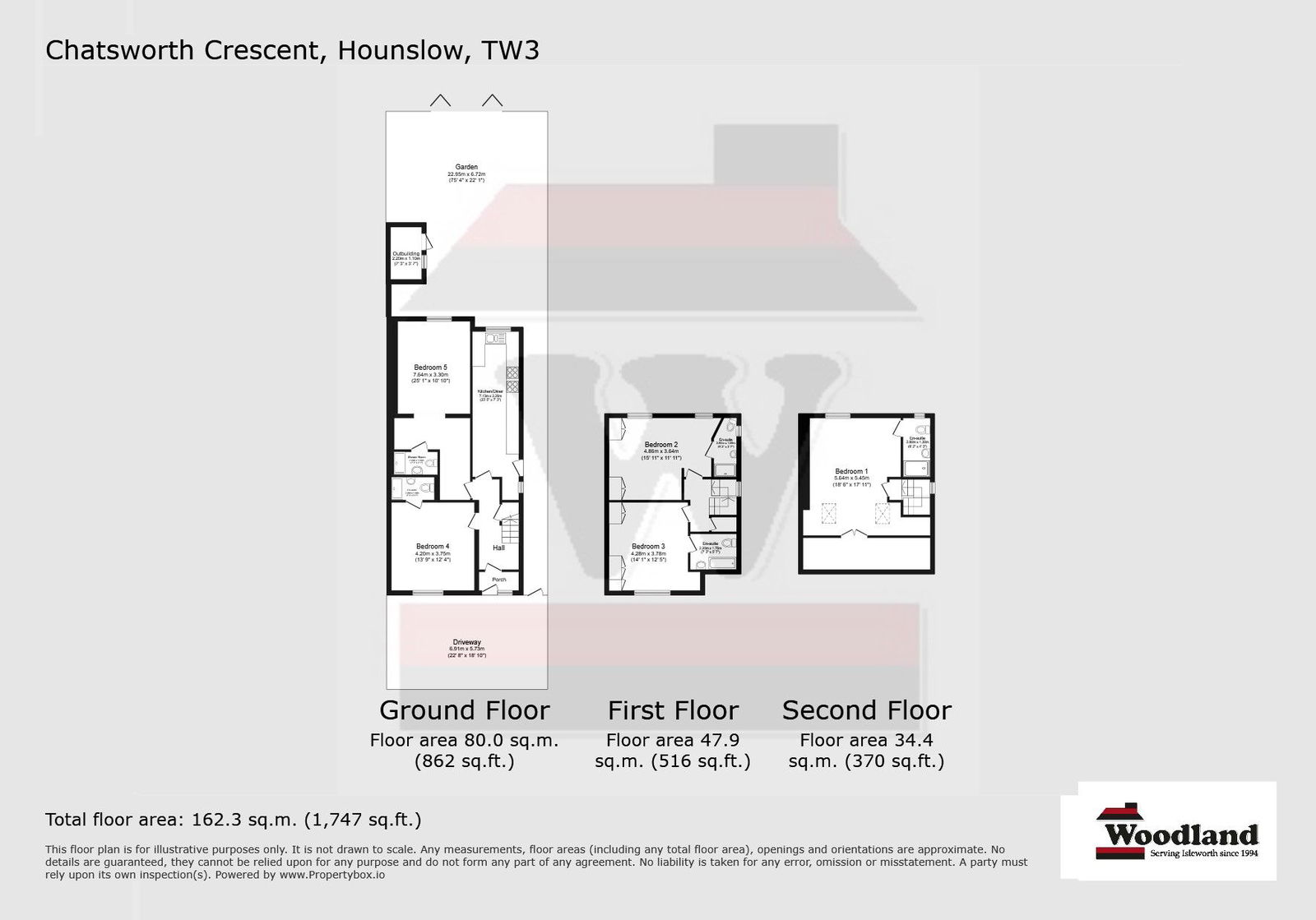 85, Chatsworth Crescent, Hounslow floorplan
