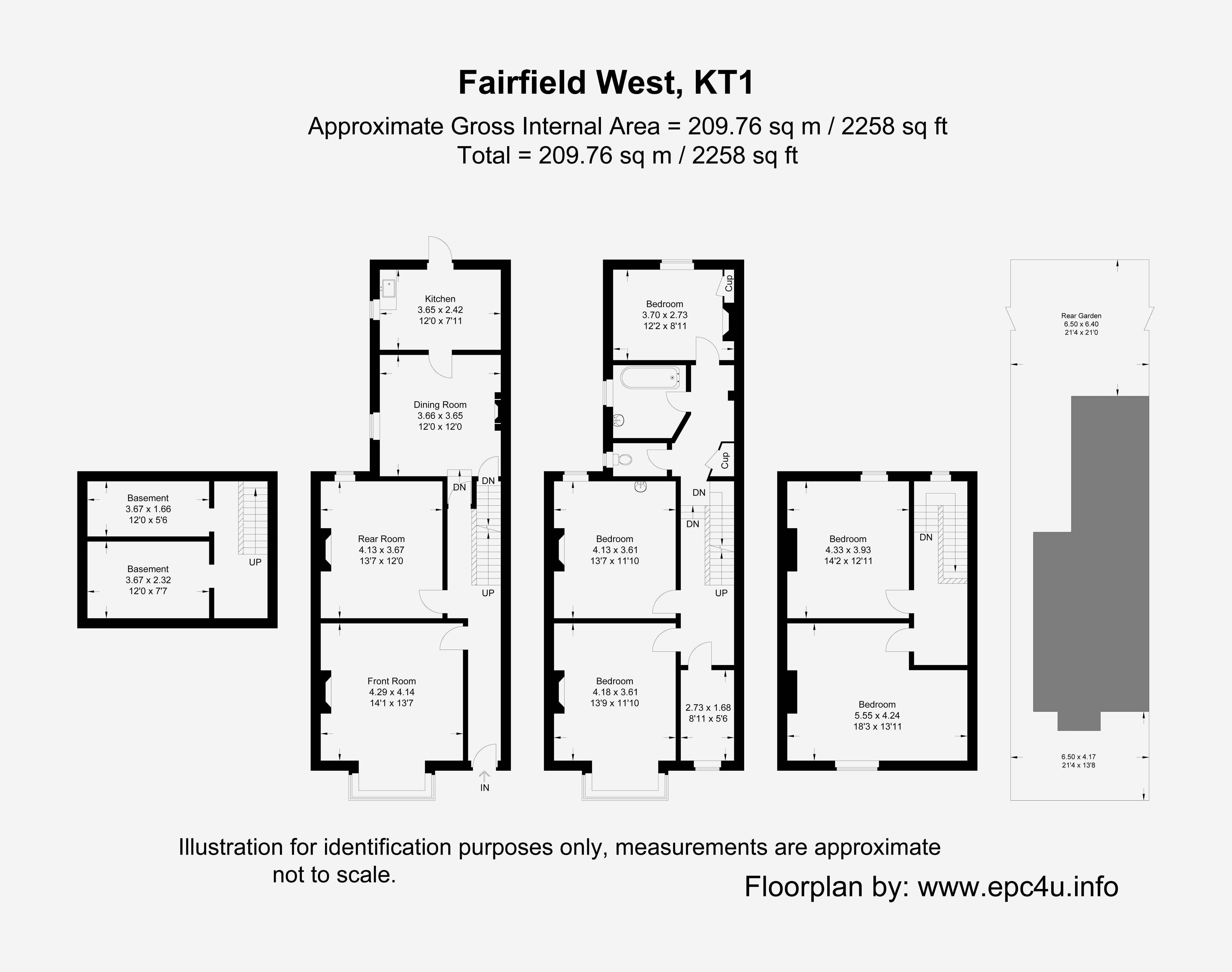 6 Bedrooms Semi-detached house for sale in Fairfield West, Kingston Upon Thames KT1