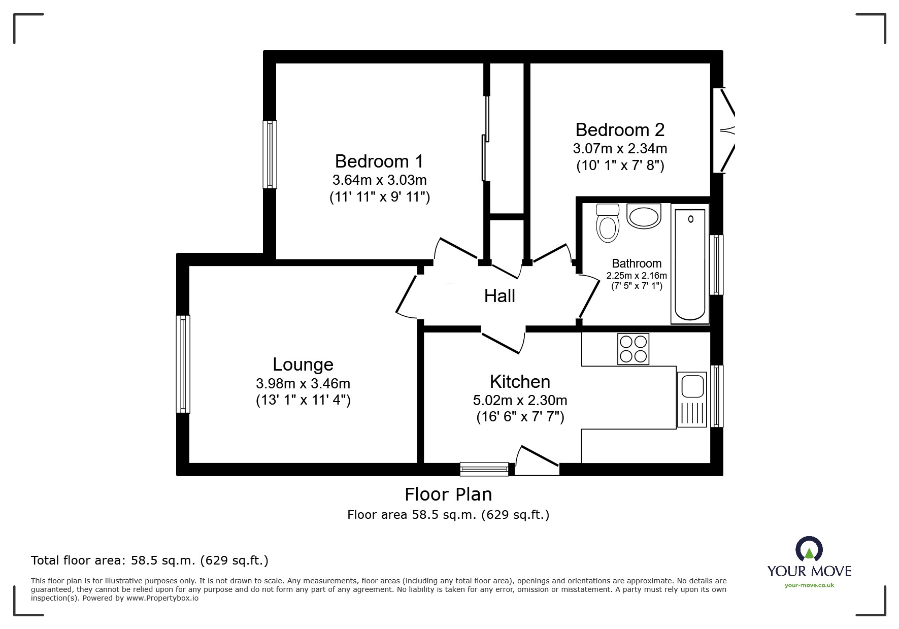41, Malvern Close, Lincoln floorplan