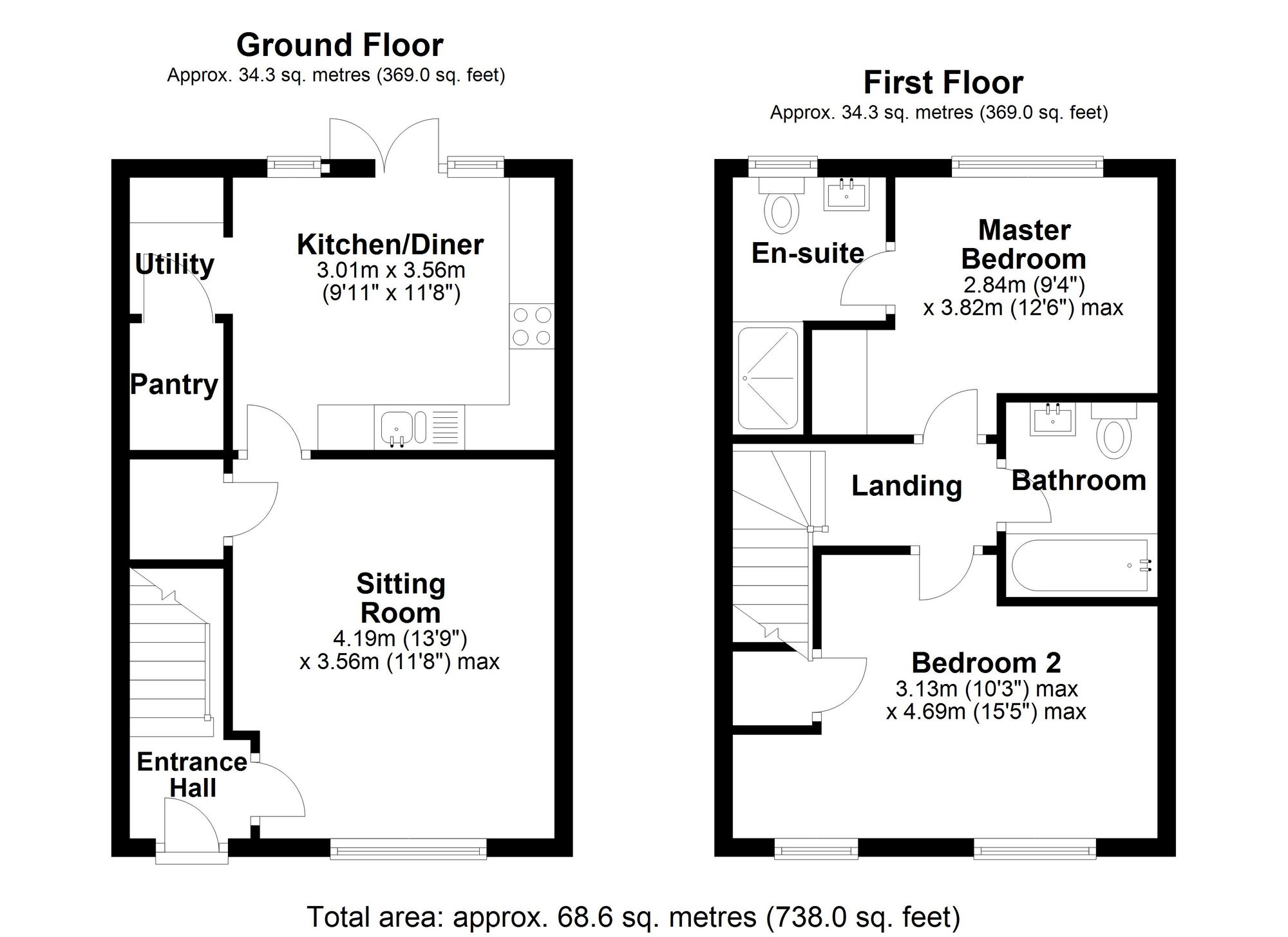 40 Proctor Way, Faringdon floorplan