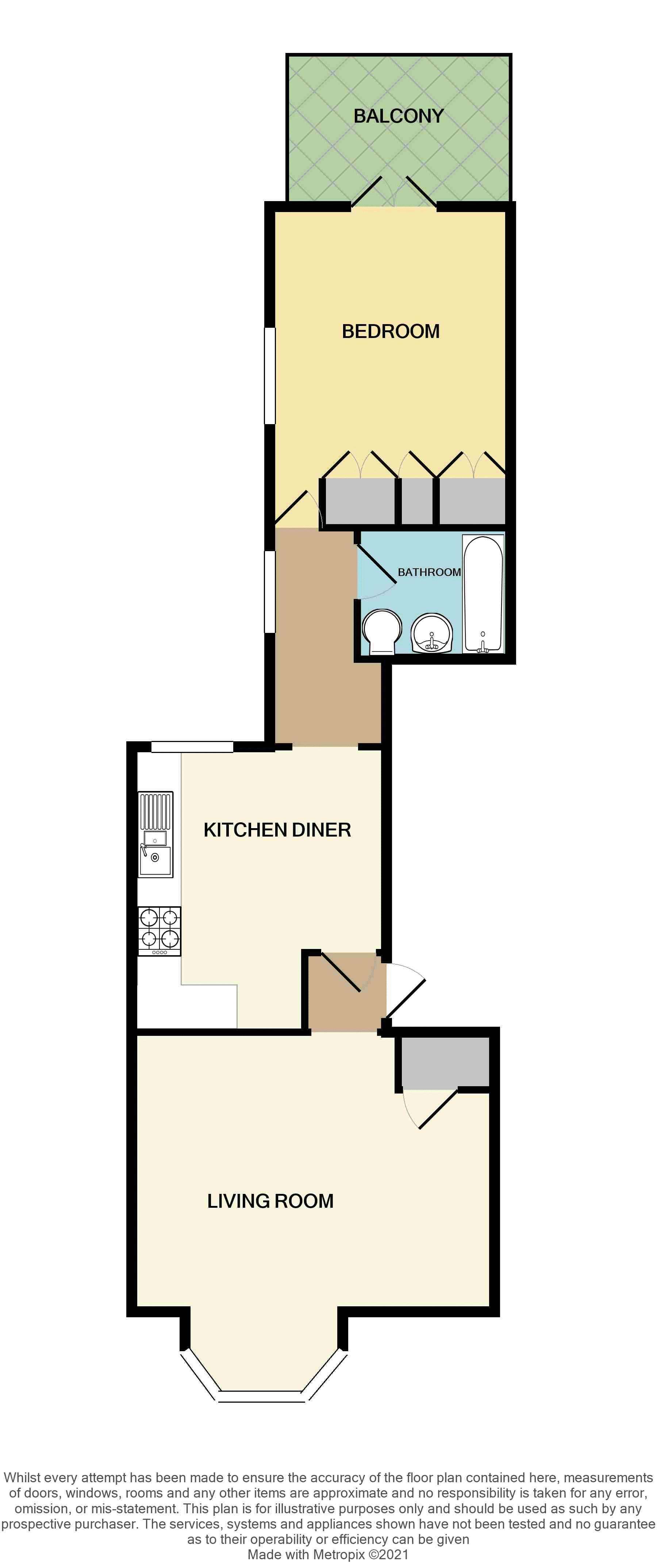 Flat 2, 35, Barnfield Road, Exeter floorplan