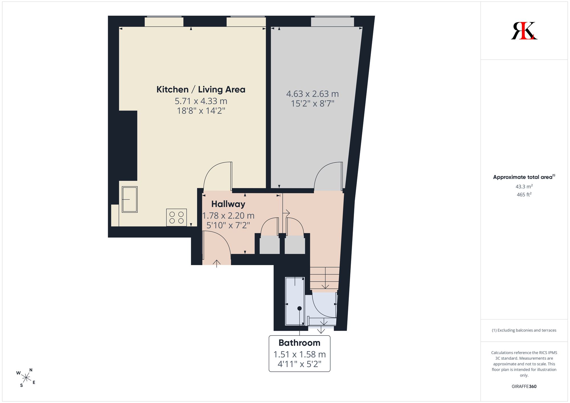 Flat 2, 13A High Street, Haverfordwest floorplan