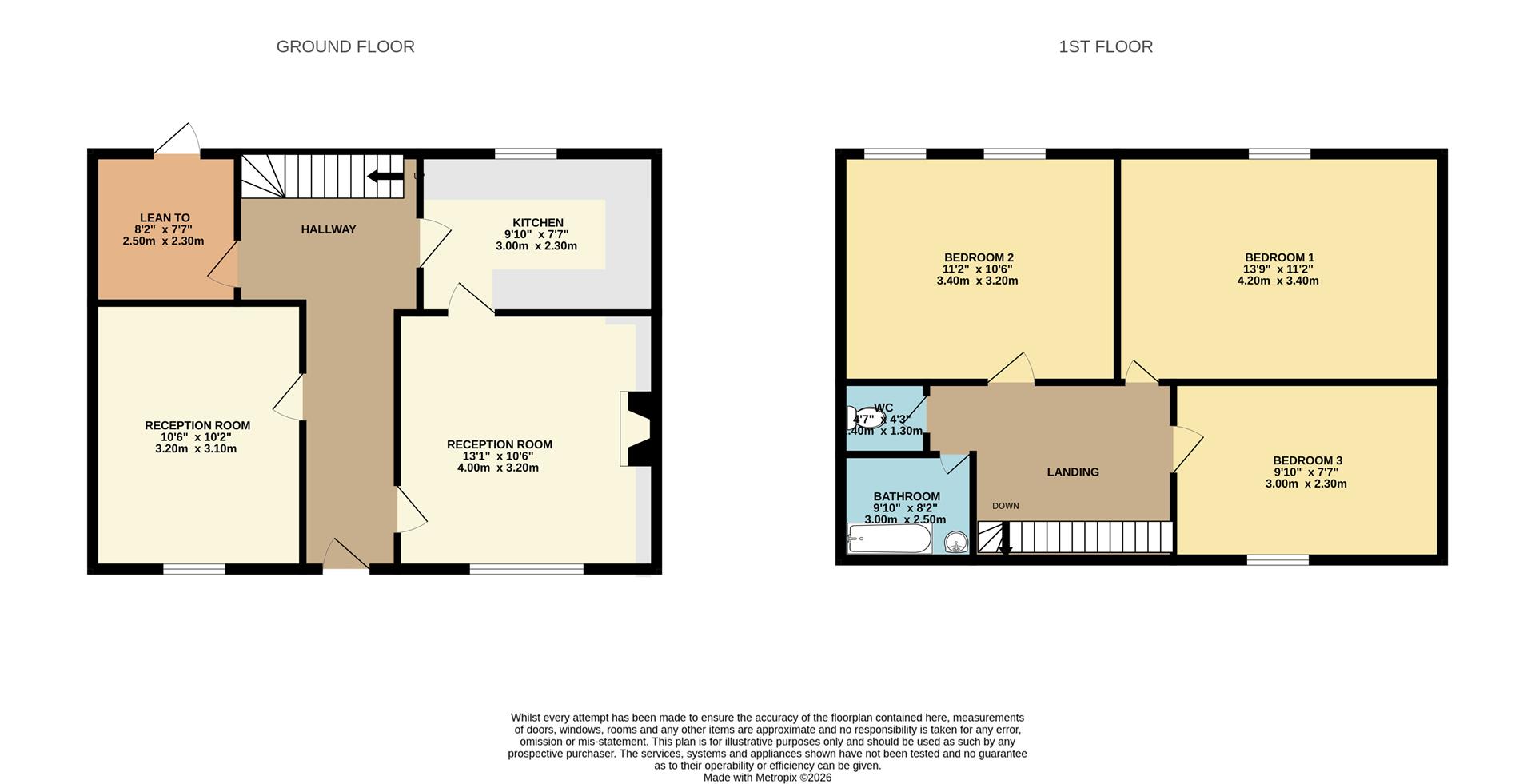 3, Upper Street, Eastbourne floorplan