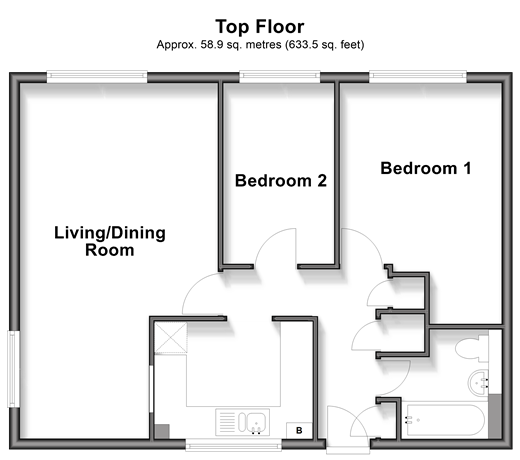 Twickenham Close, Croydon floorplan
