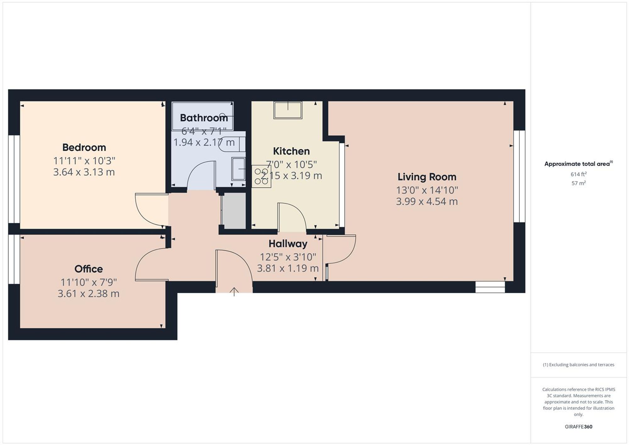 5 Alfred Court, Alfred Road, Cromer floorplan