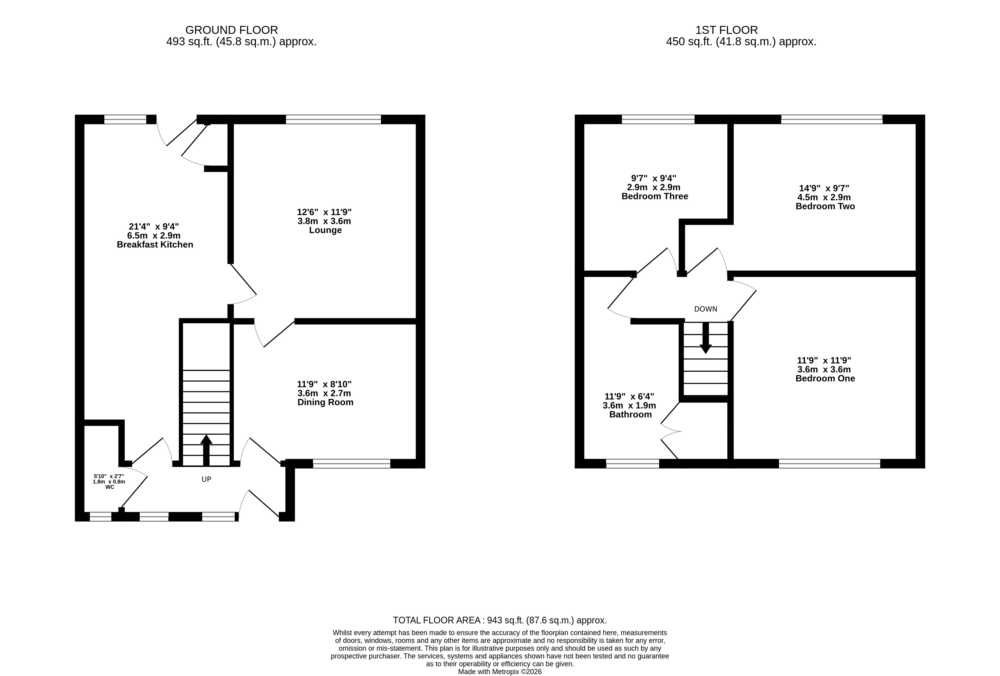 146, Roundway, Holmfirth floorplan