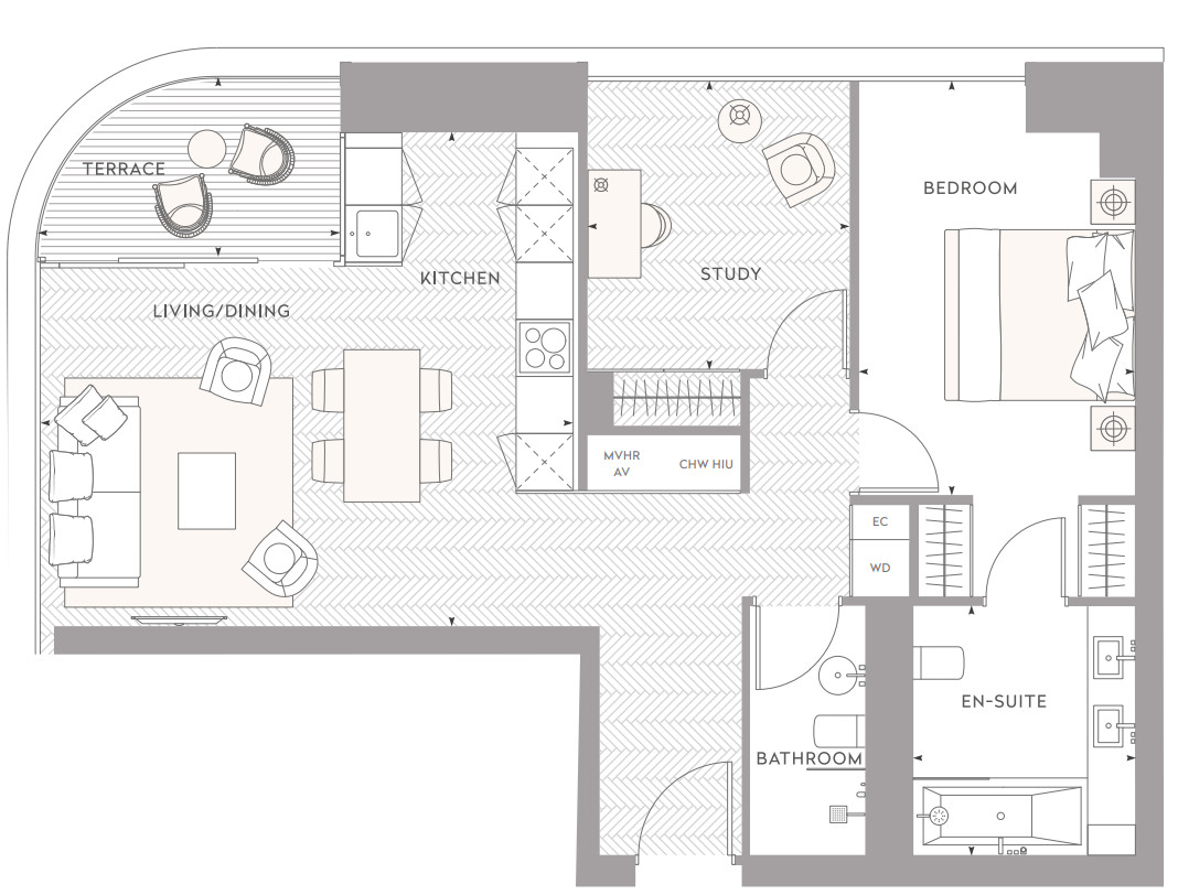 2 Principal Place, Worship Street, London, EC2A floorplan