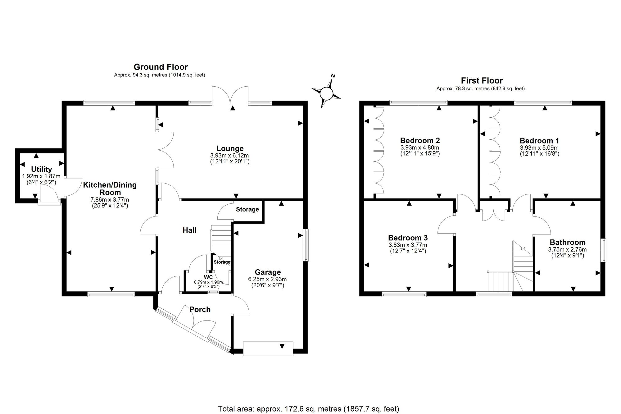 4 Orchard Close, Frodsham floorplan