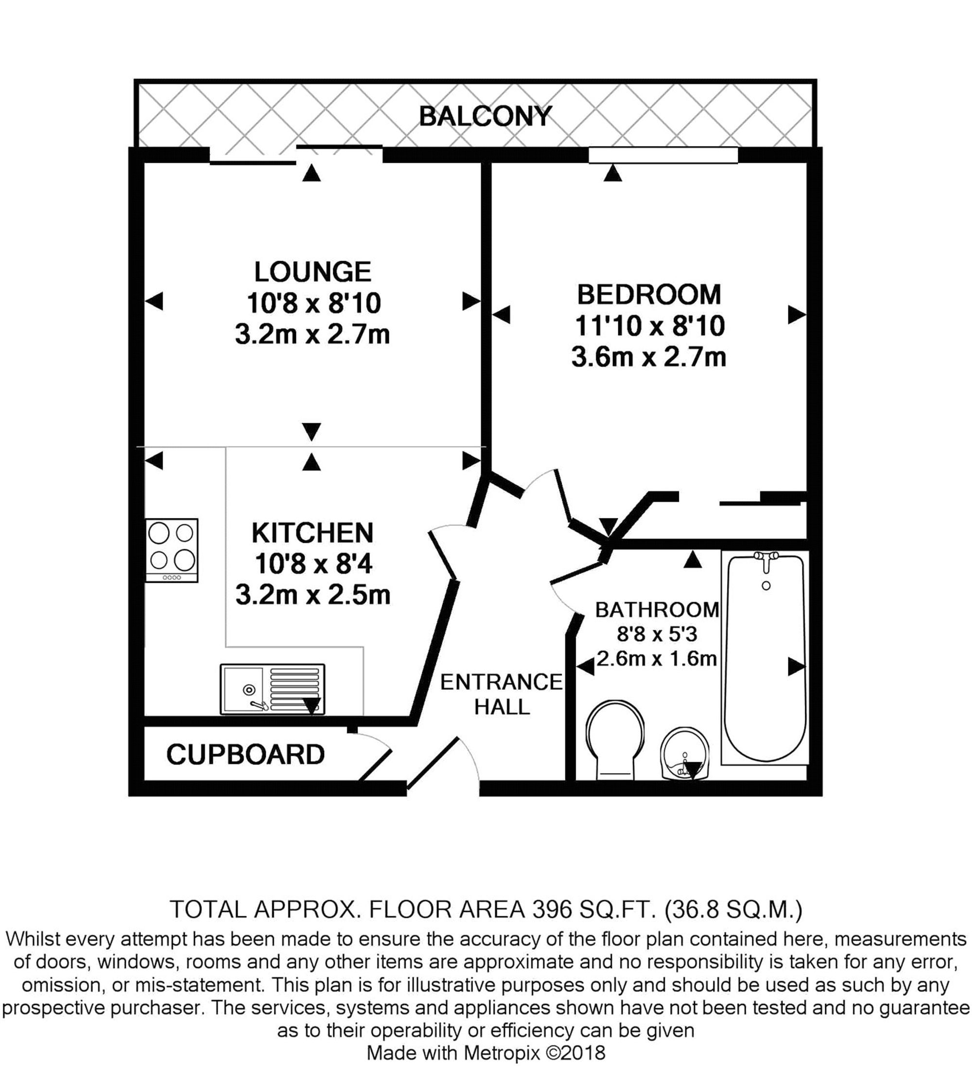 Flat 77, Canon Court, Wallington floorplan