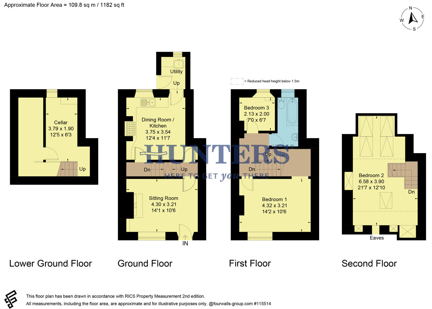 132, Otley Road, Leeds floorplan