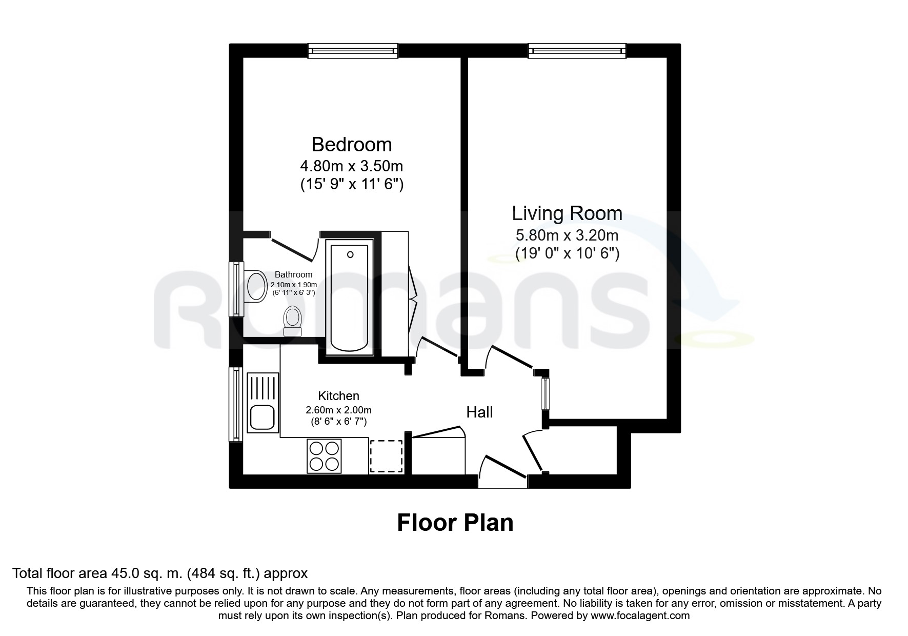 5, Elizabeth Court, Wokingham floorplan