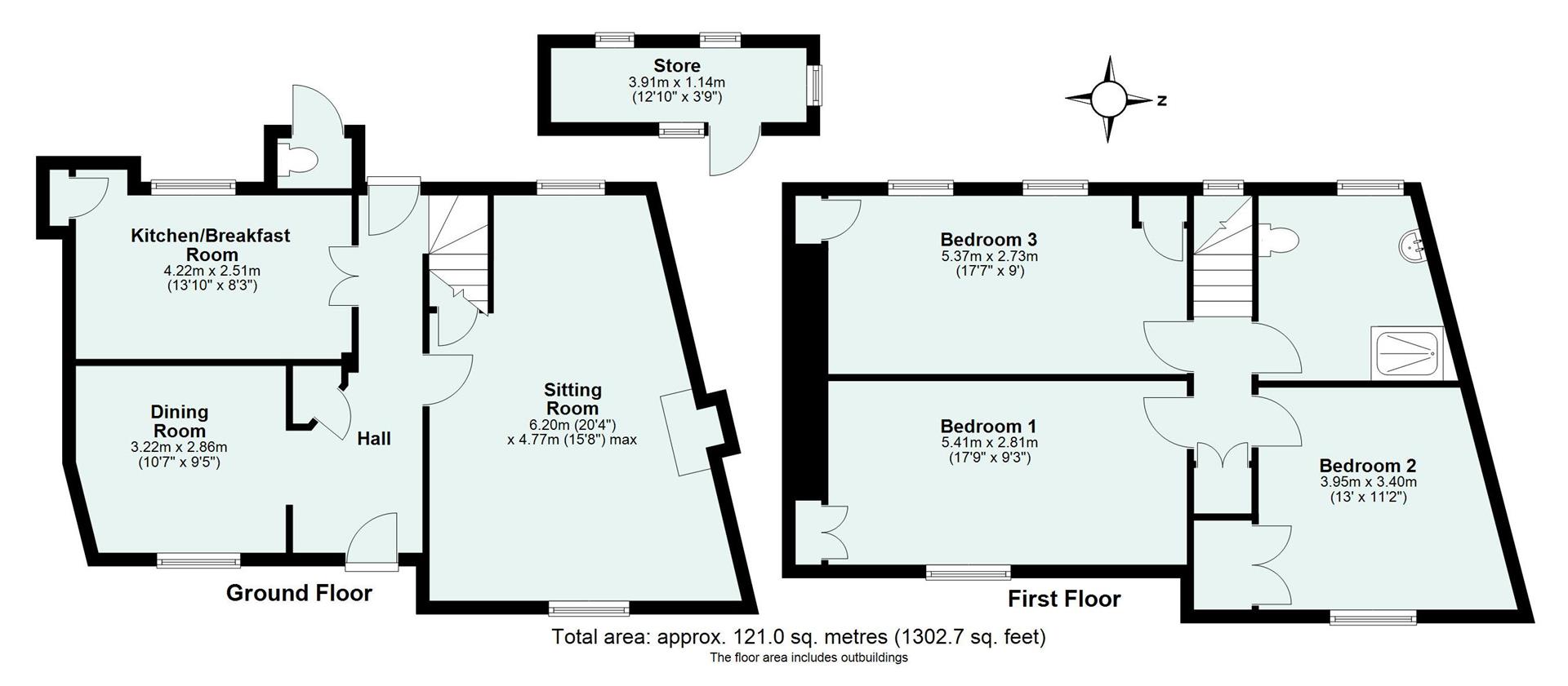 12, Hen Street, Exeter floorplan