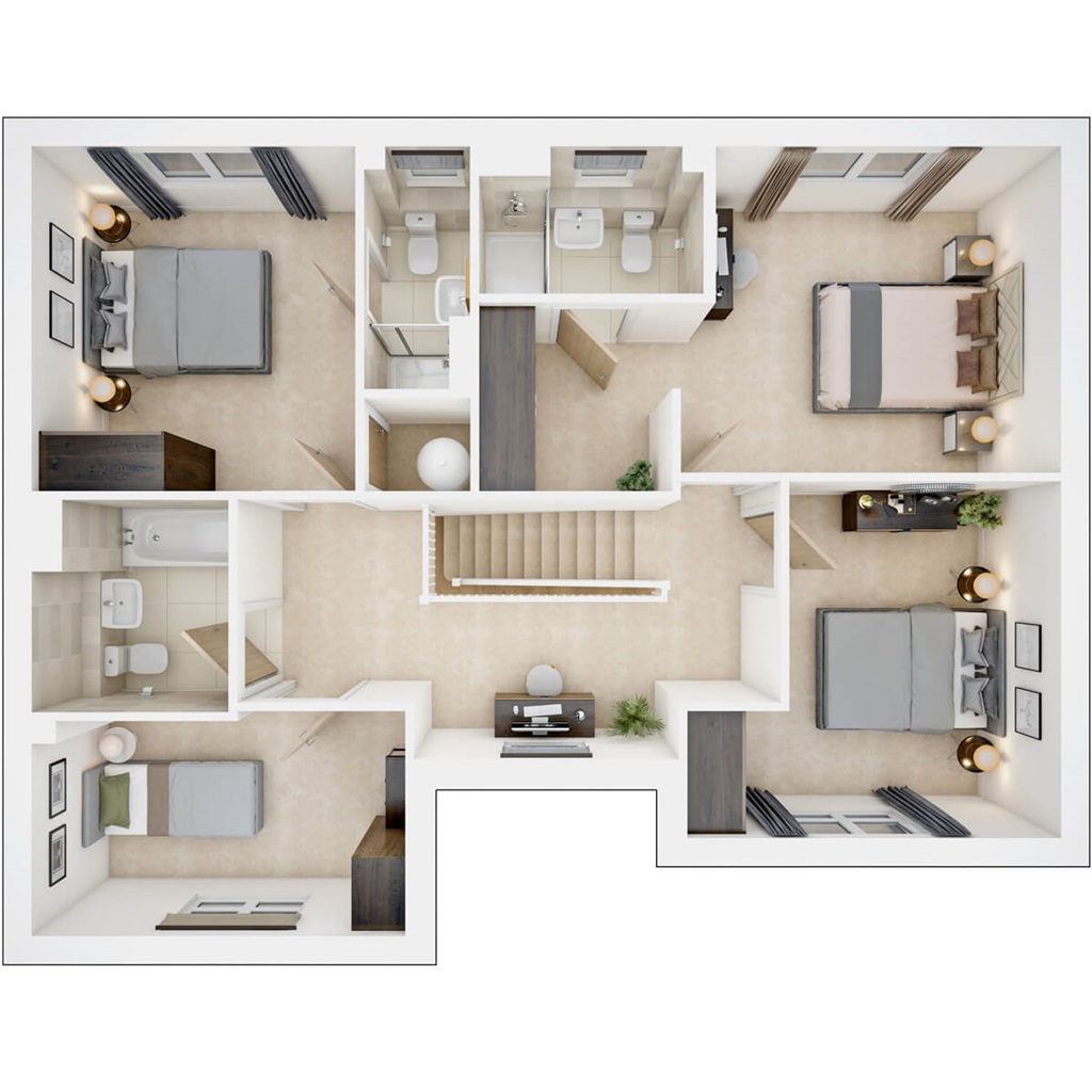 The Raynford - Plot 121, Woodlands, Old Vicarage Lane, South Marston floorplan