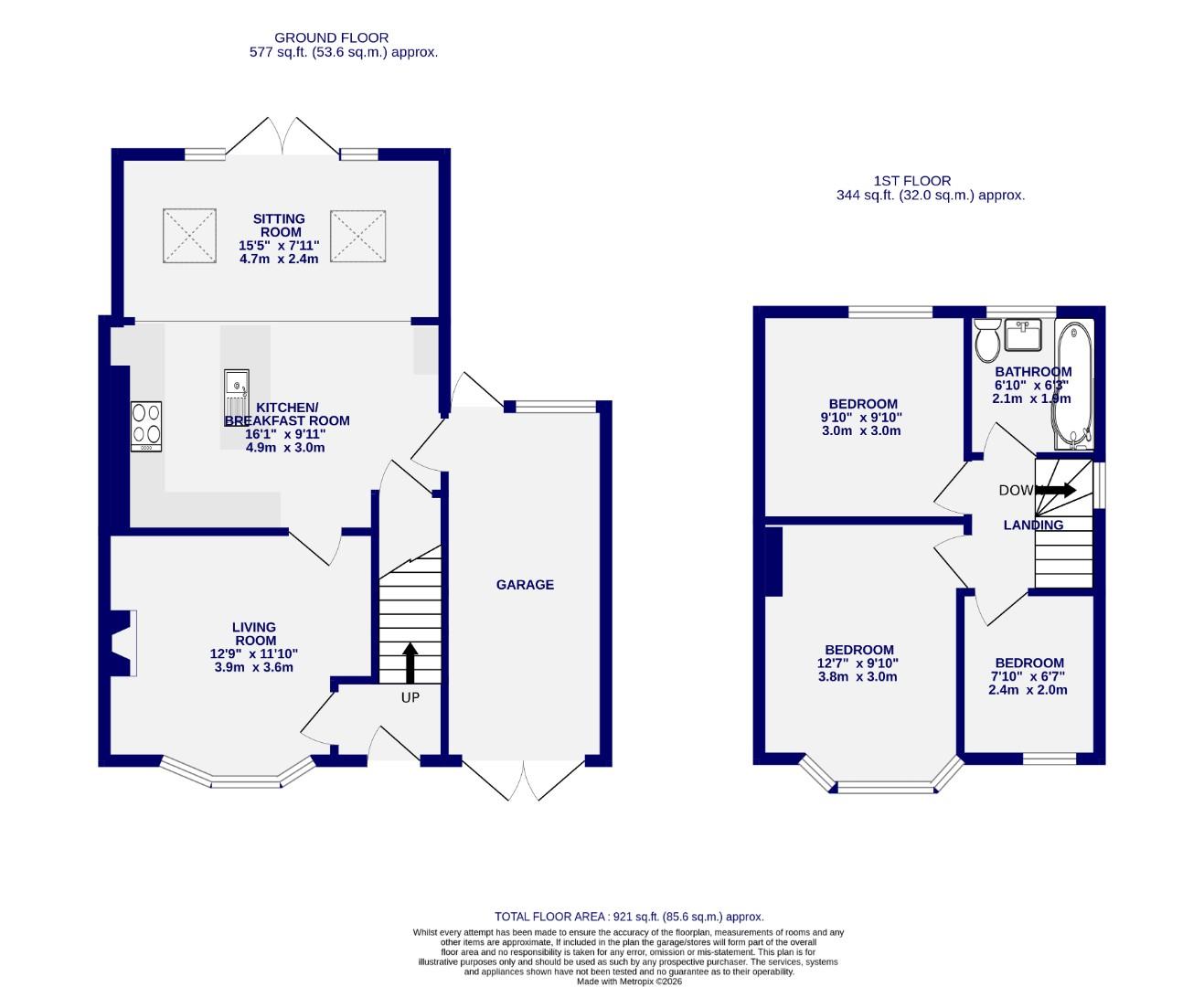 19, Melwood Grove, York floorplan