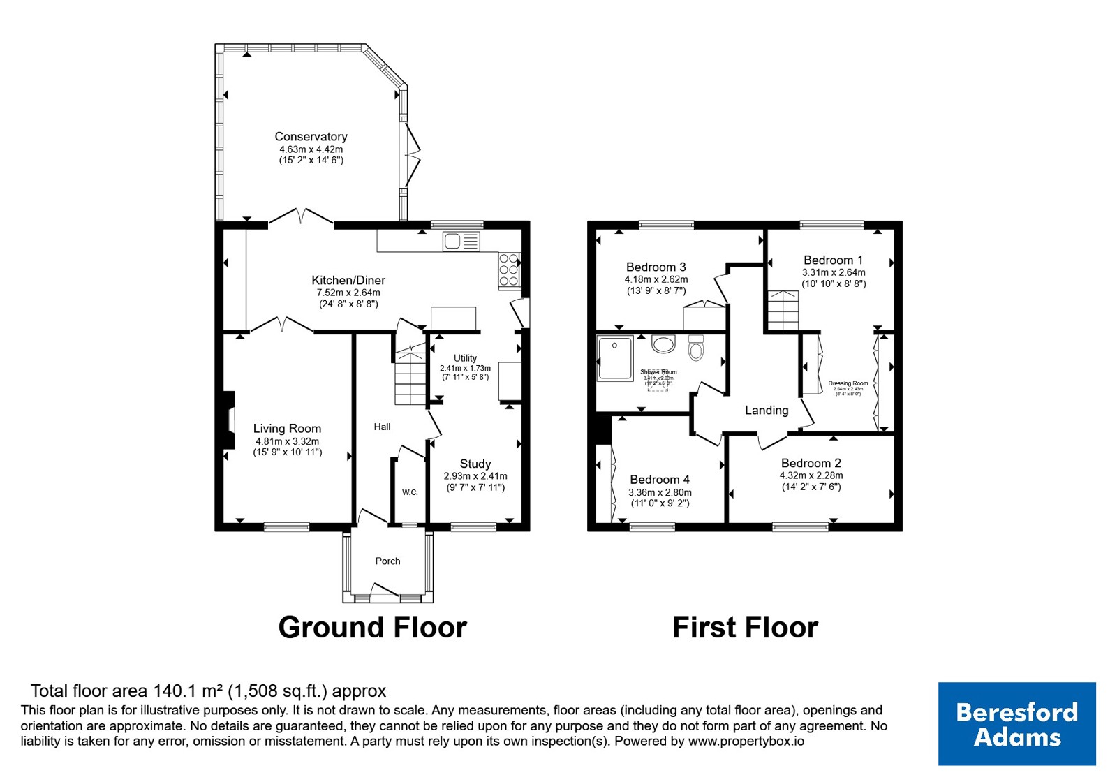 13, Eighth Avenue, Wrexham floorplan