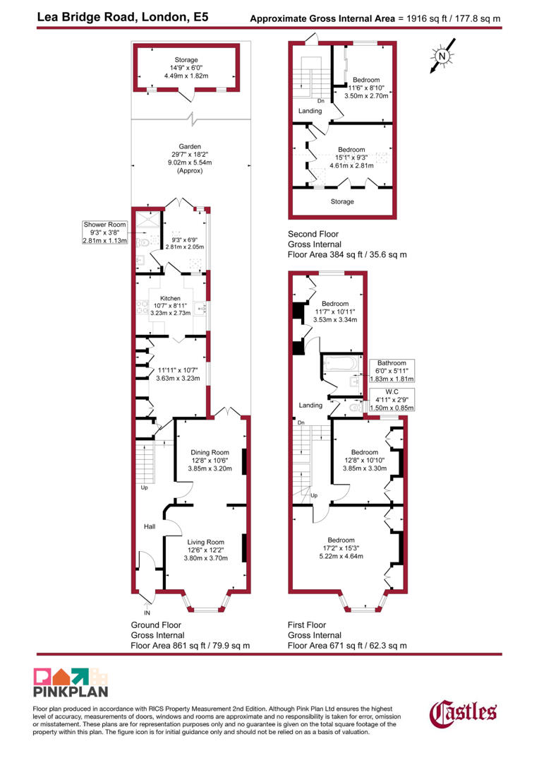 66, Lea Bridge Road, London floorplan