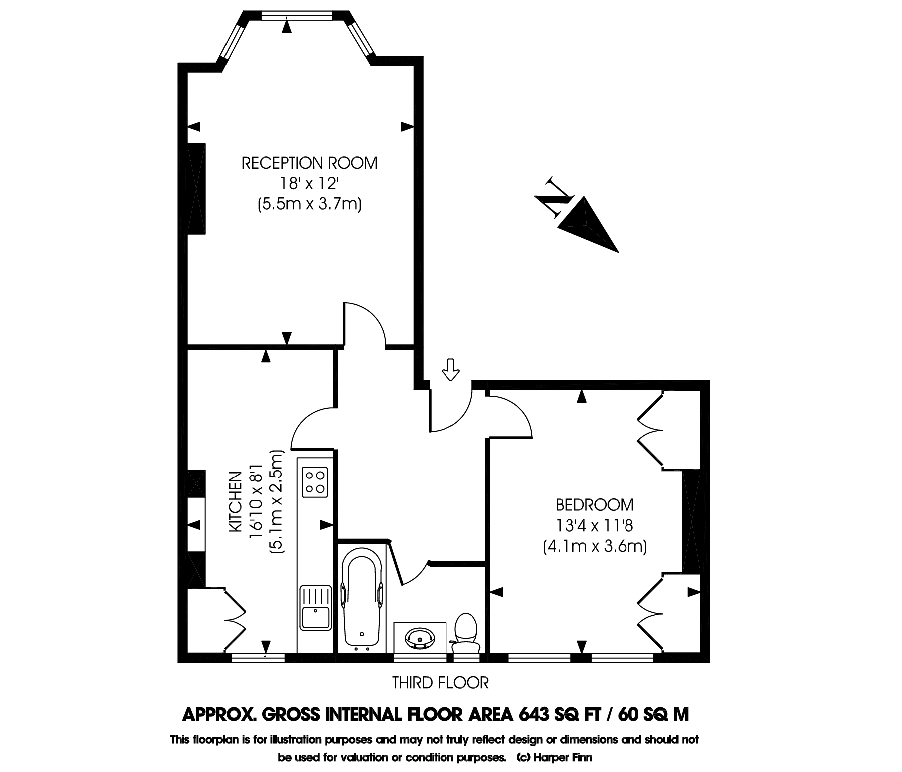 1 Bedrooms Flat to rent in Sutton Court, Fauconberg Road, London W4