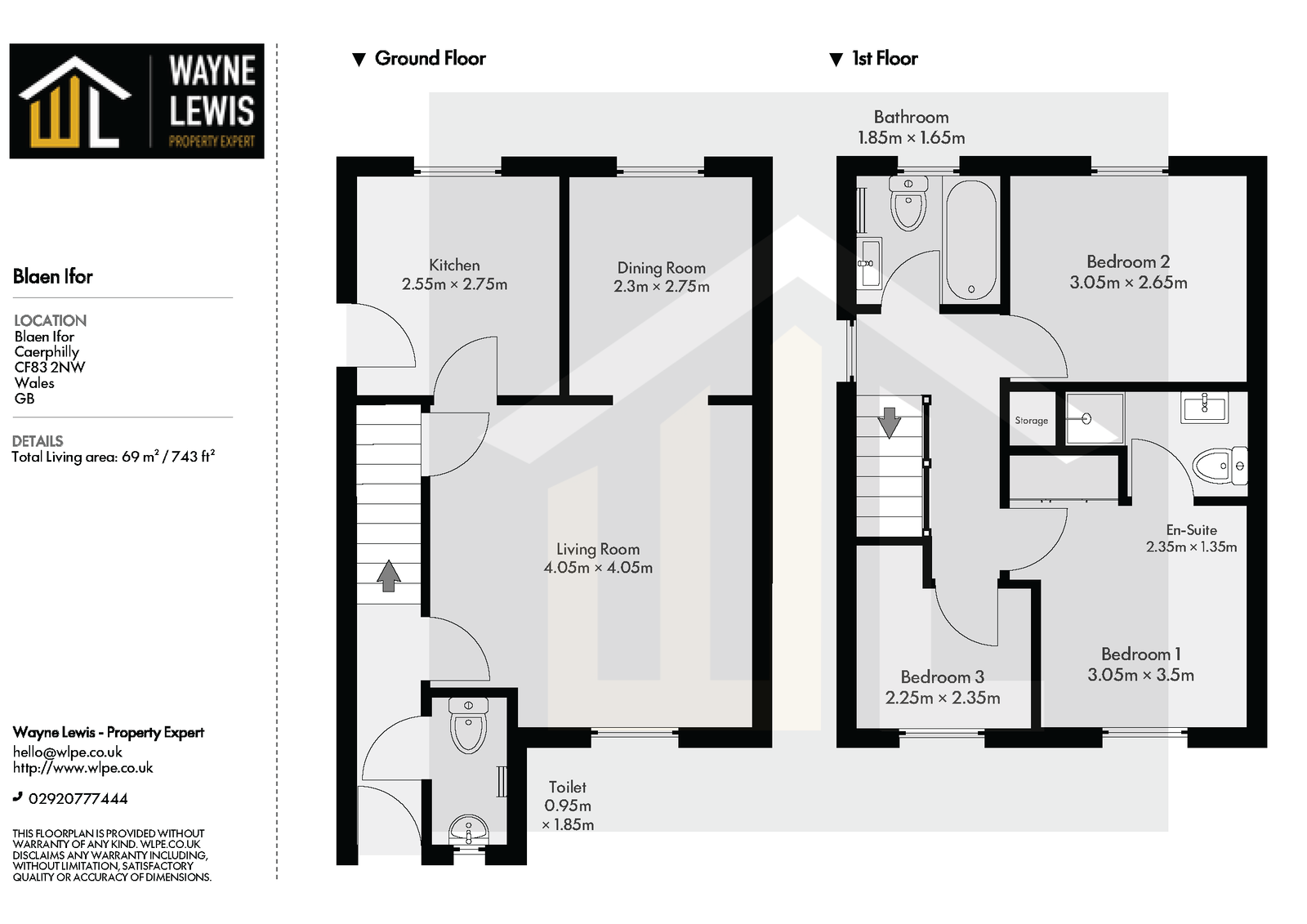 61, Blaen Ifor, Caerphilly floorplan